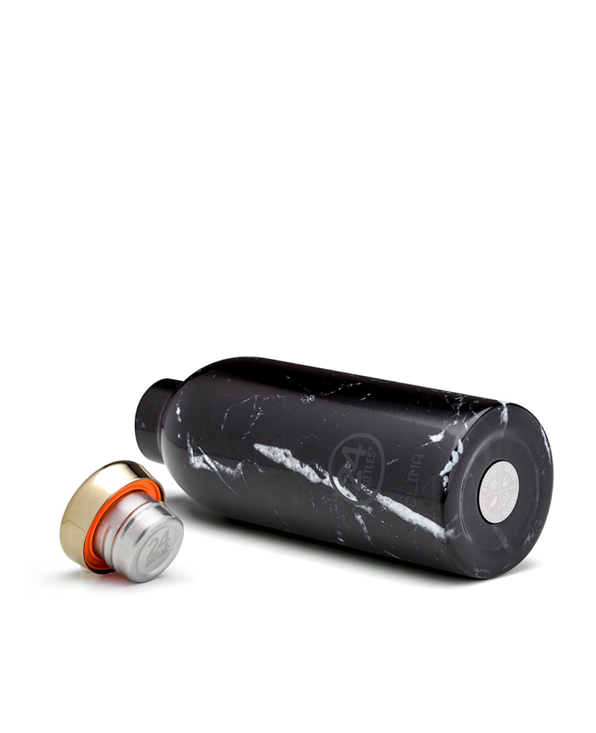 24 Bottles Clima 500ML Insulated Water Bottle - Black Marble