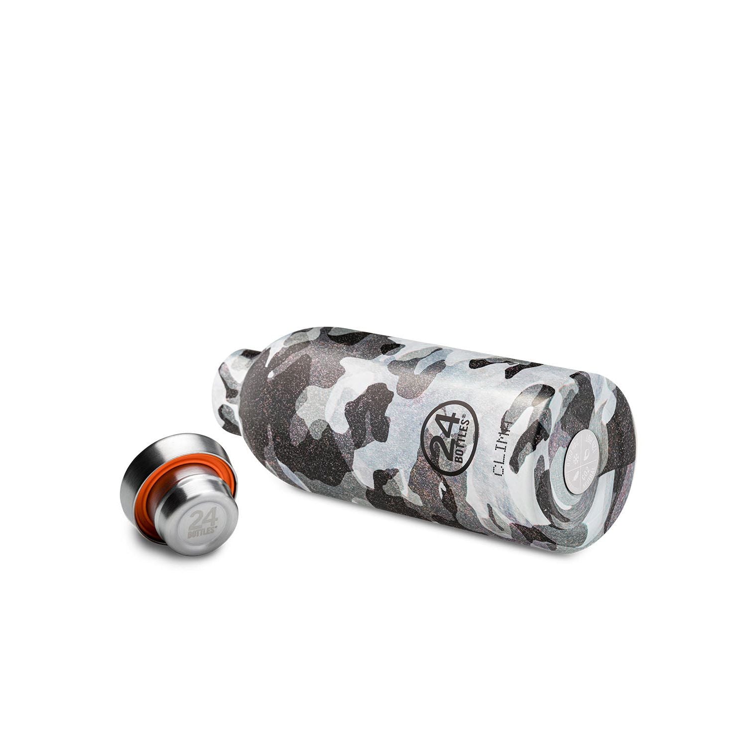 24 Bottles Clima 500ML Insulated Water Bottle - Camo Grey