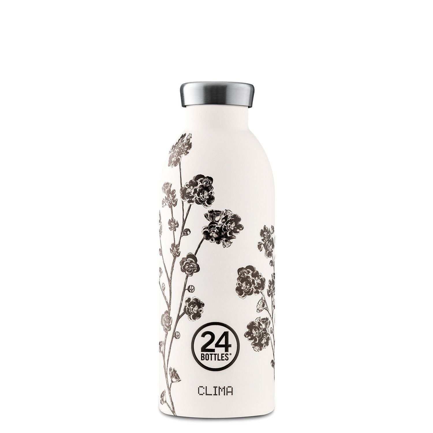 24 Bottles Clima 500ML Insulated Water Bottle - White Rose
