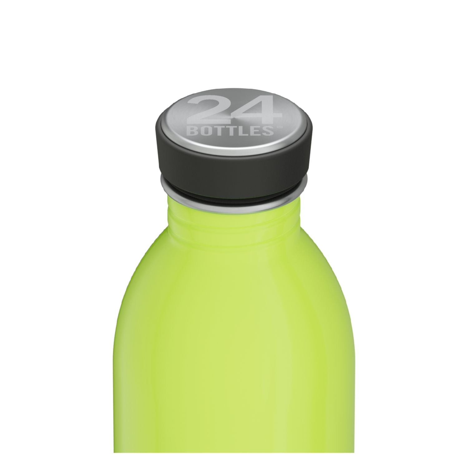 24 Bottles Urban 500ML Glossy Finish Water Bottle - Reactive Yellow Green