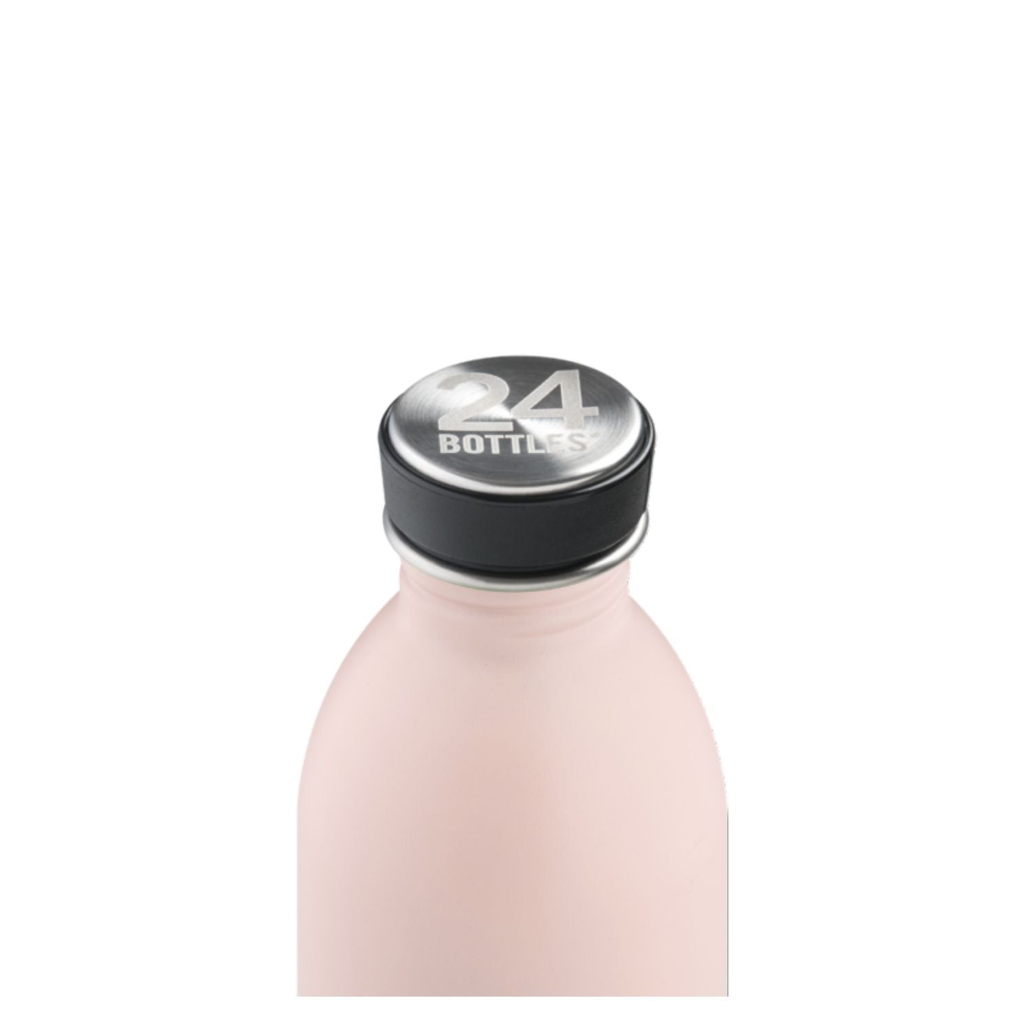 24 Bottles Urban 500ML Water Bottle (Stone Finish) - Dusty Pink
