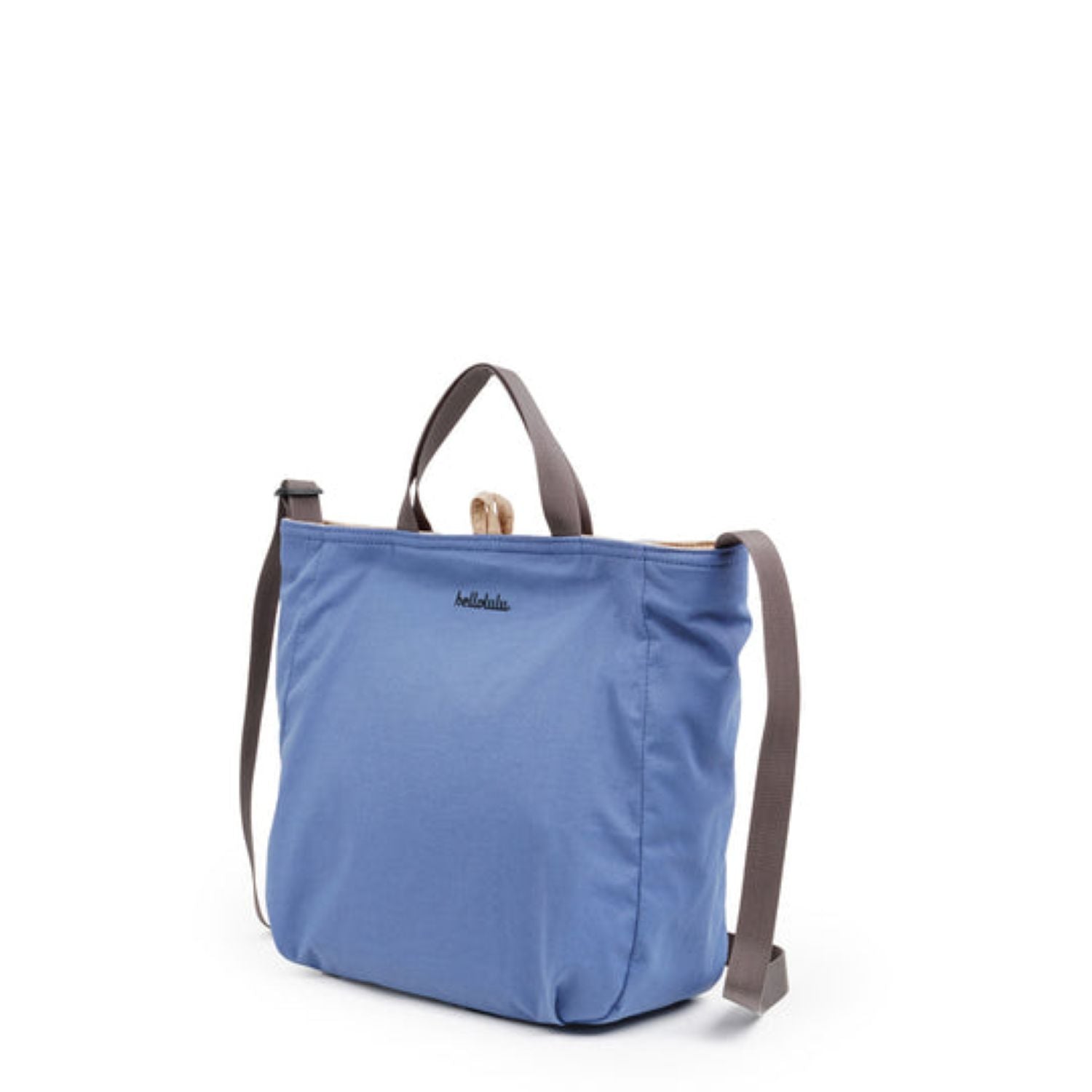 Hellolulu Jolie Double Sided 2 Way Shoulder Bag Recycled (Classic Blue/Clay Khaki)