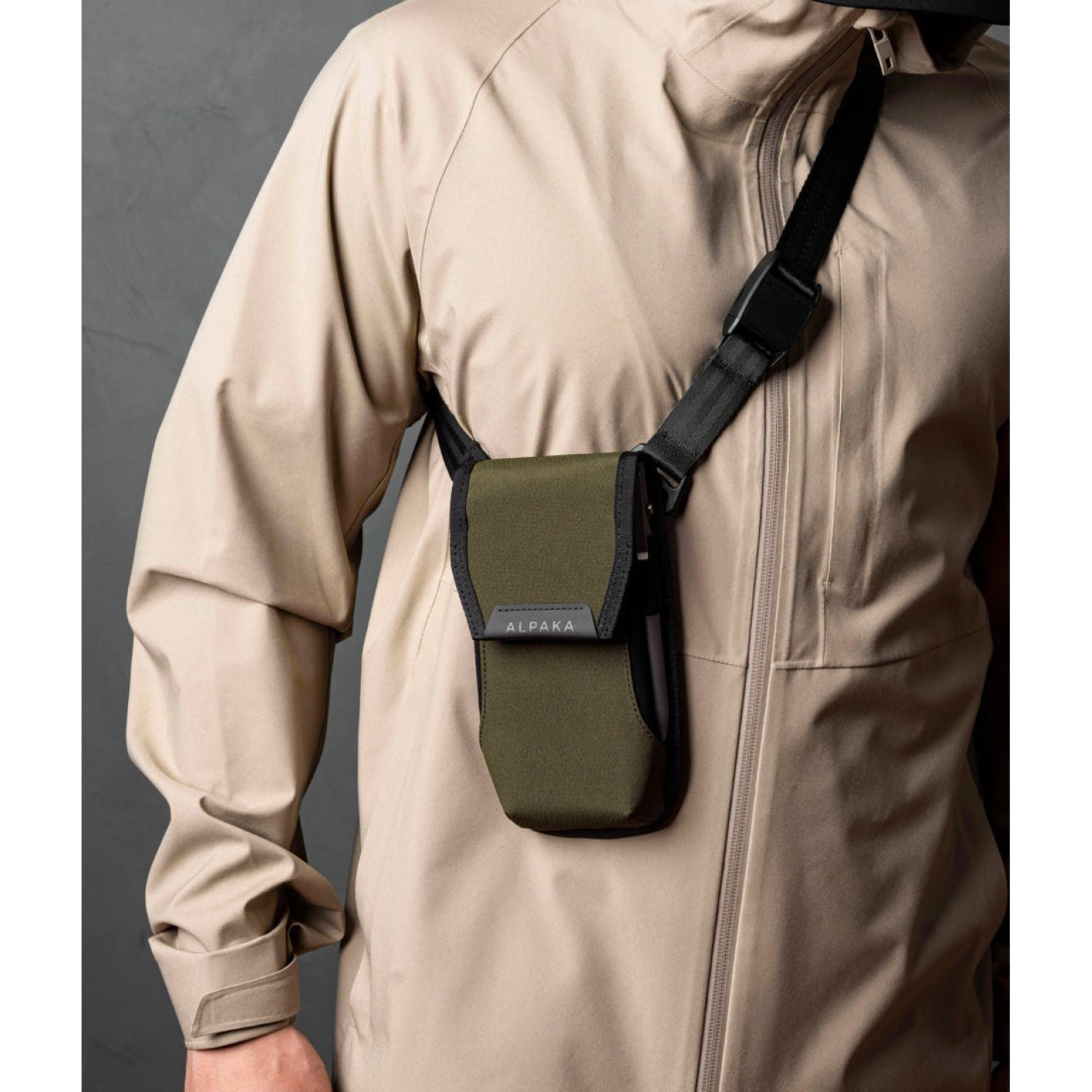 ALPAKA Modular Phone Sling V2 Axoflux 300D (Army Green)