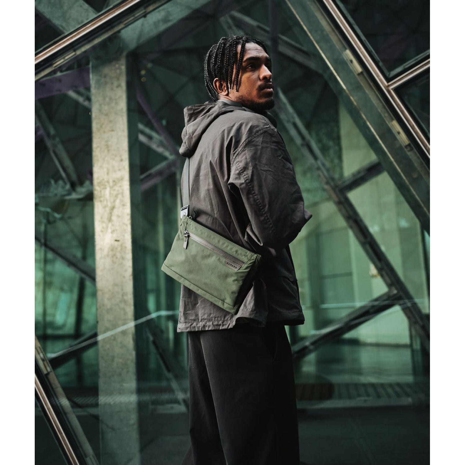 ALPAKA Zip Pouch Max V2 Axoflux 210D (Green)