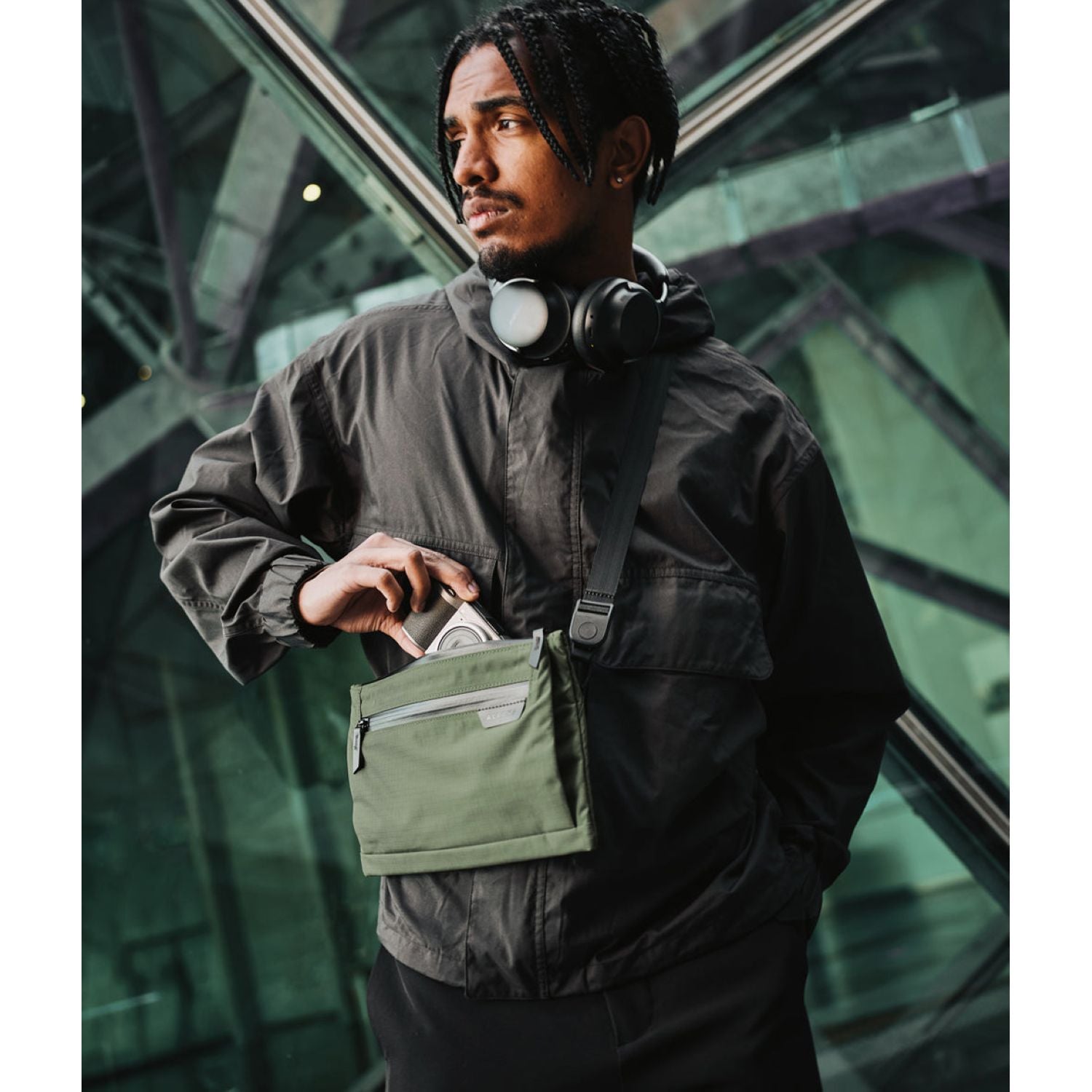 ALPAKA Zip Pouch Max V2 Axoflux 210D (Green)