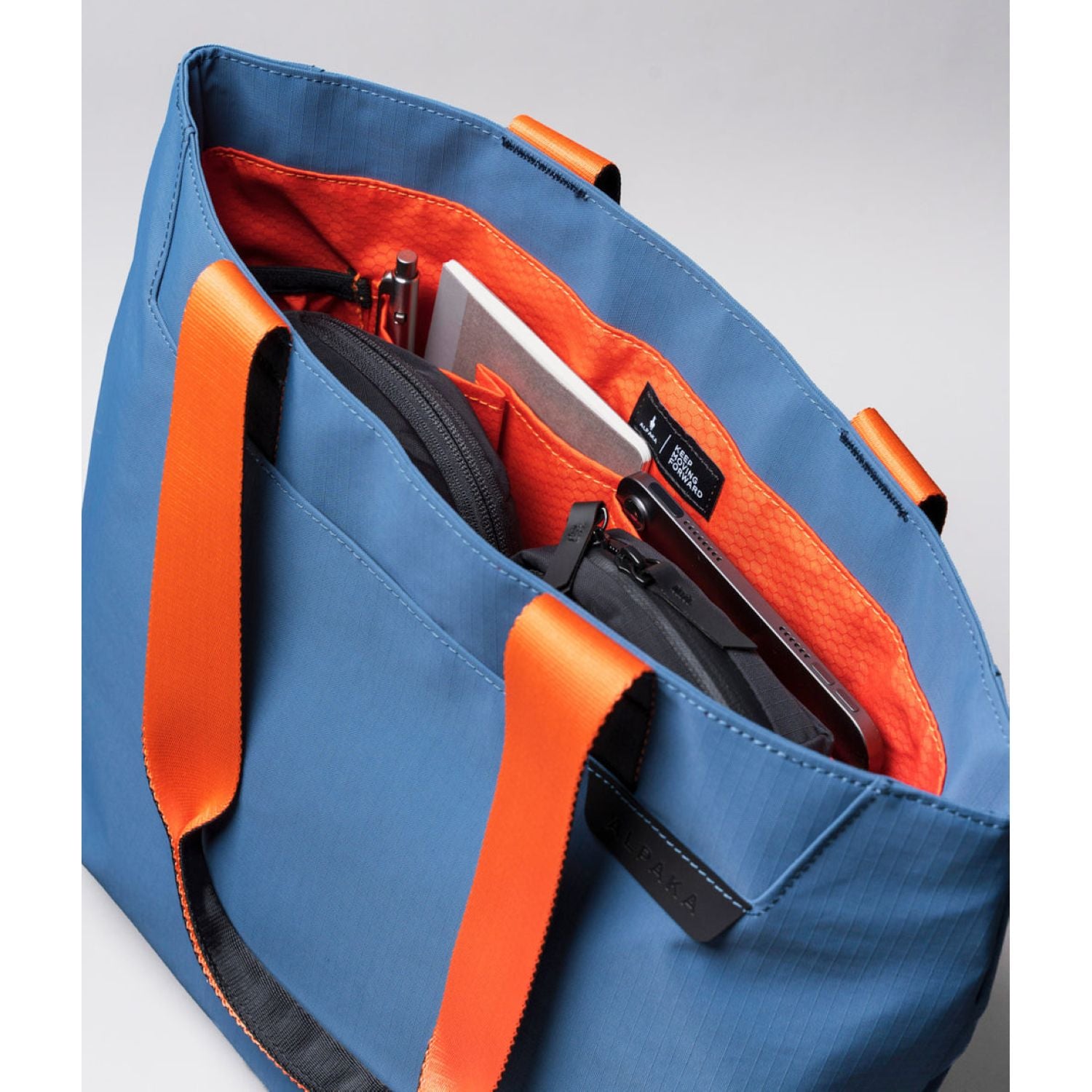 ALPAKA Elements Tote Bag Axoflux 210D (Blue/Orange)