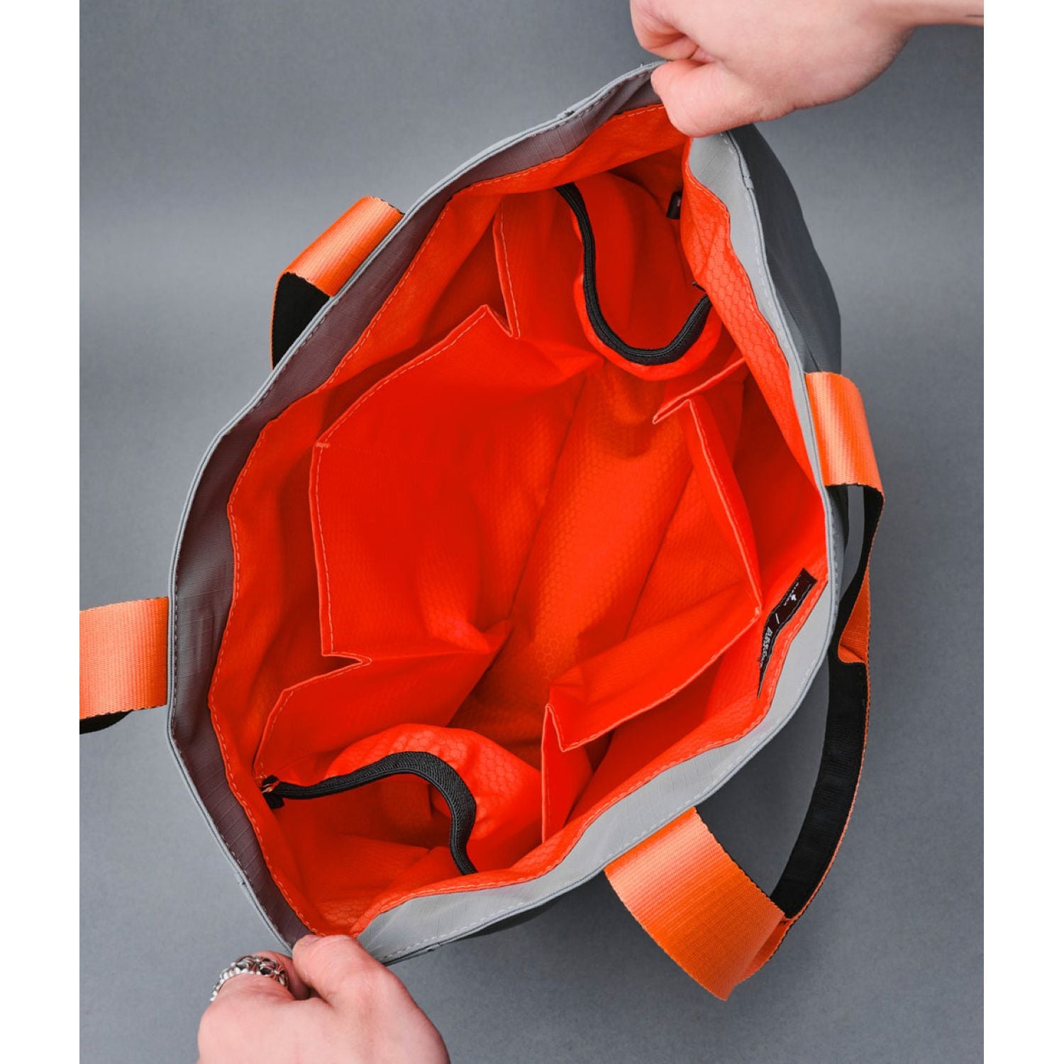 ALPAKA Elements Tote Bag Axoflux 210D (Grey/Orange)