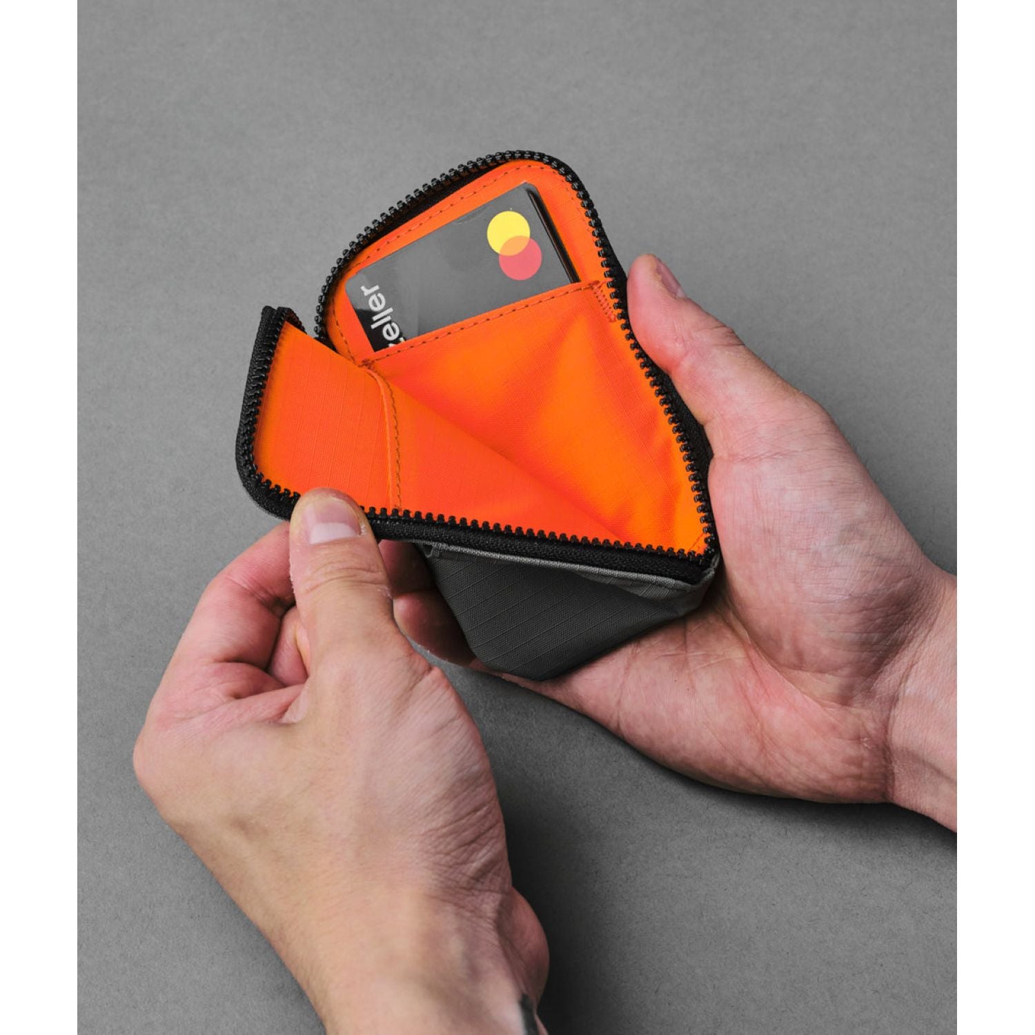 ALPAKA Zip Card Pouch 200D (Grey)