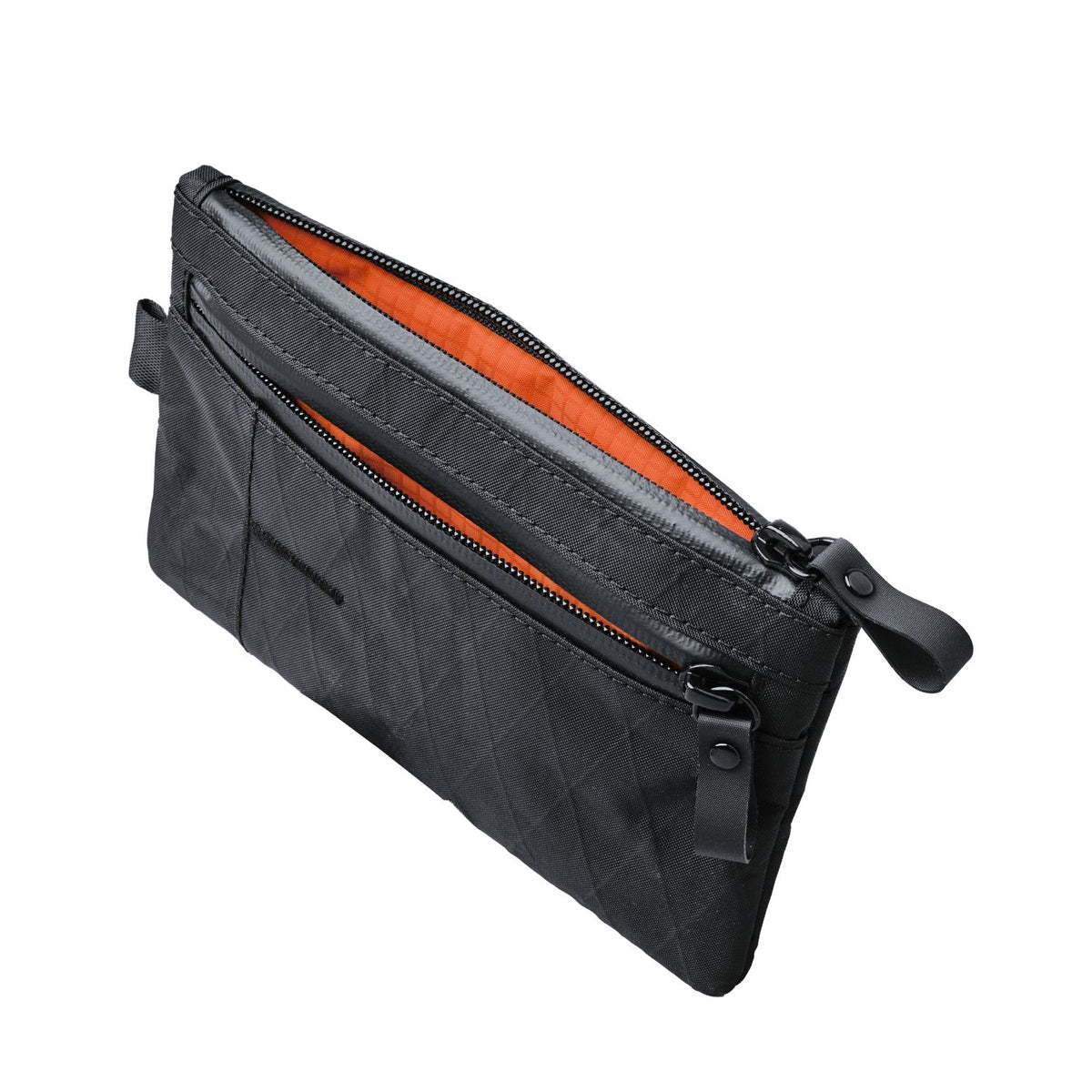 らく Alpaka-Zip-Clutch-Black-Vx21-