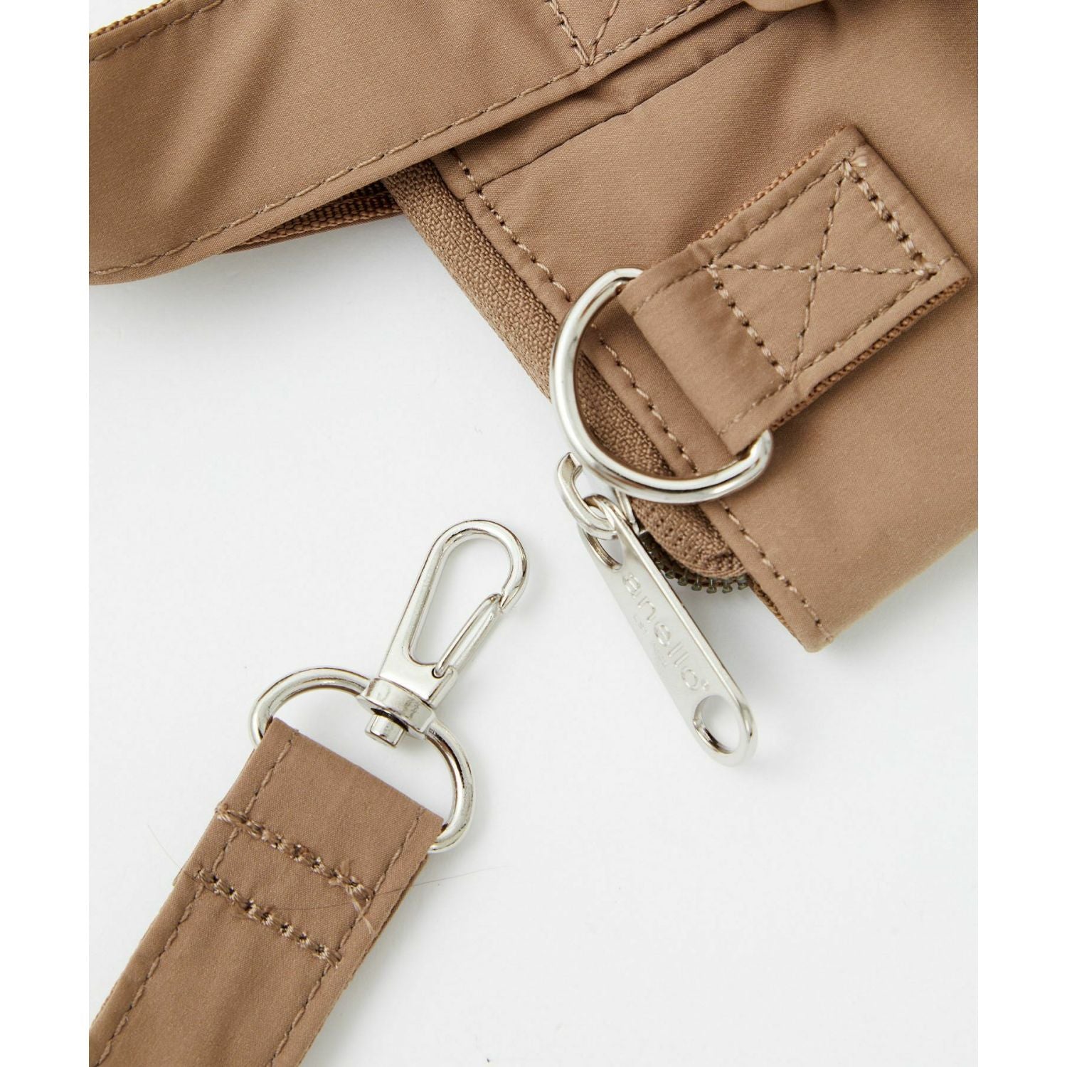 Anello Circle 2Way Mini Tote Bag (Beige)