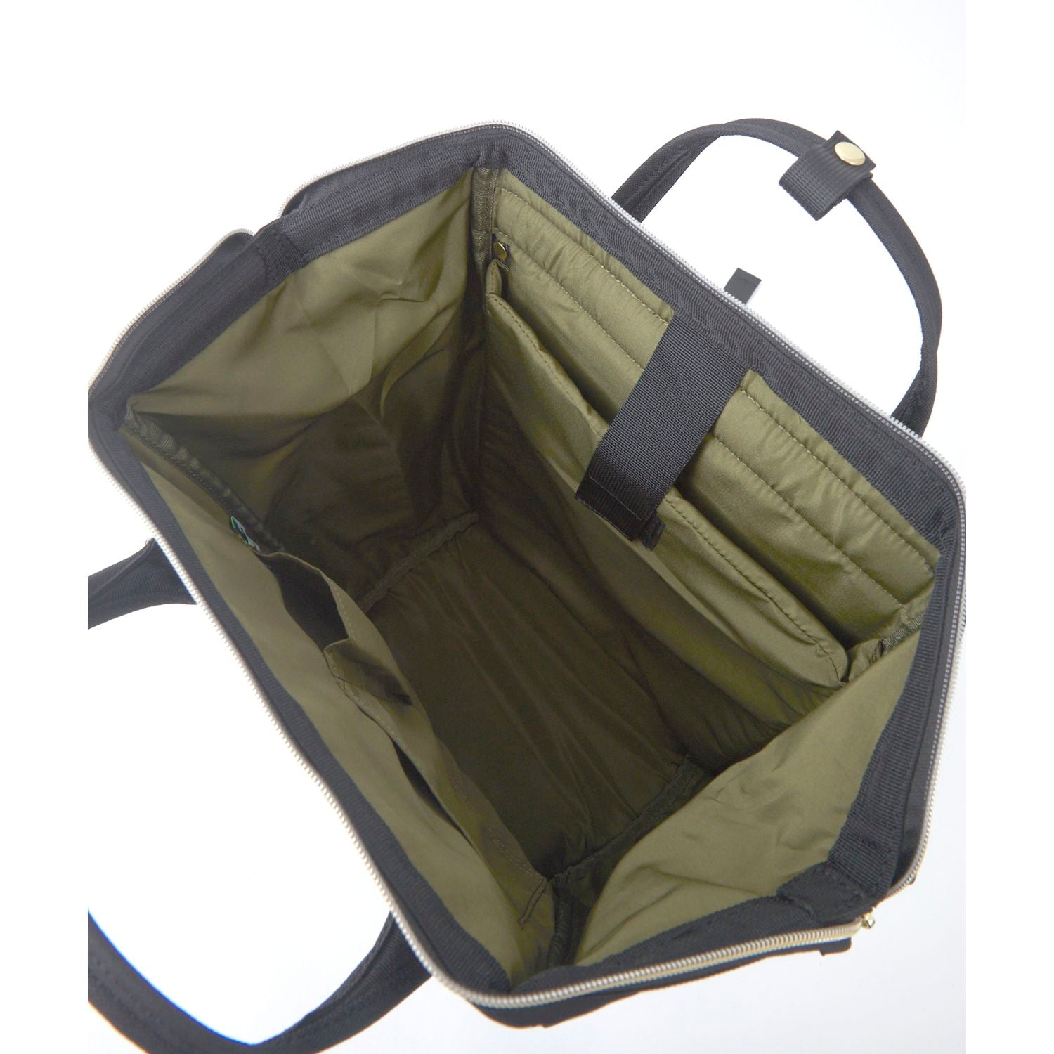 Anello Cross Bottle Kuchigane Backpack S (Black)