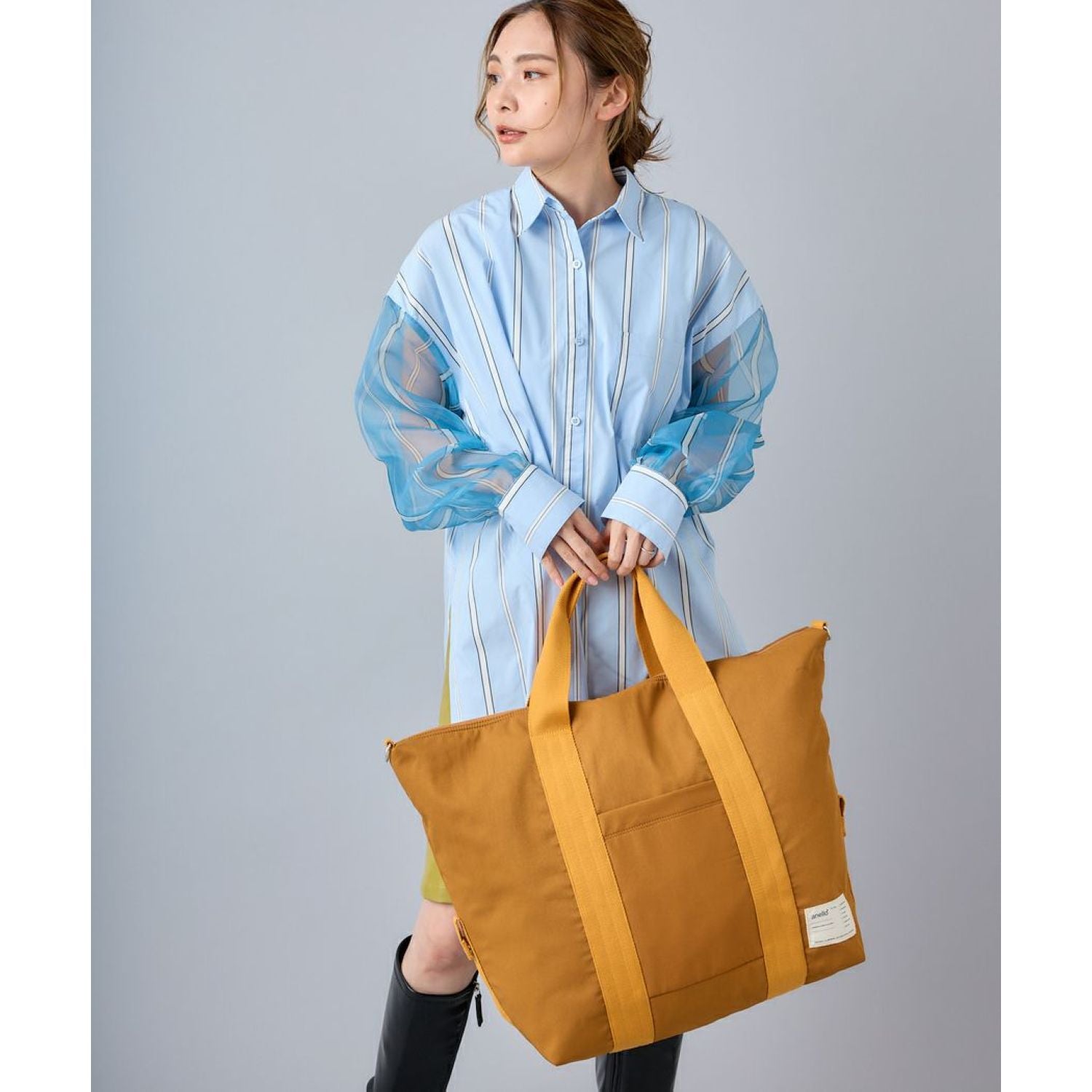 Anello Departure 2Way Boston Bag (Navy)