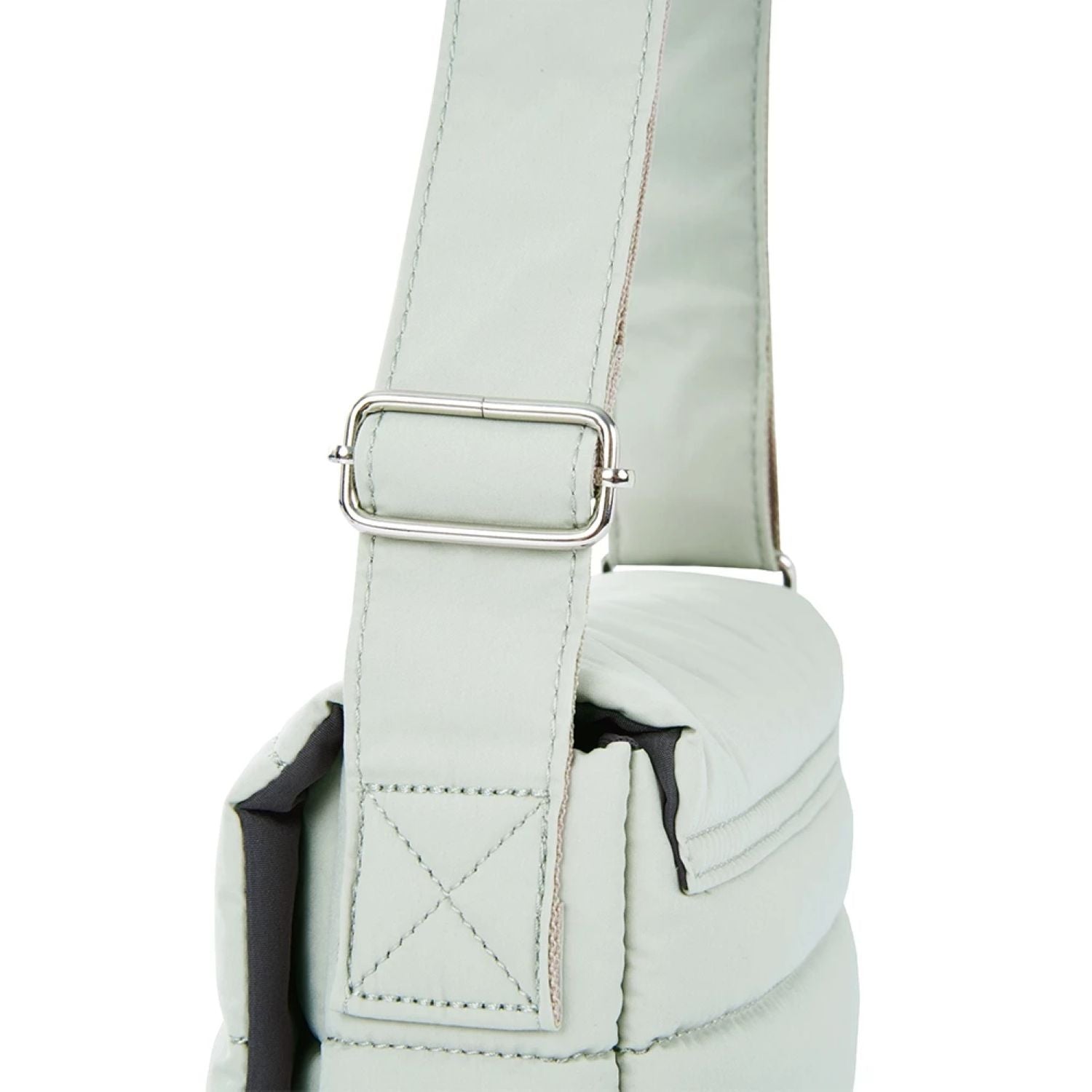 Anello Fuzzy Flappy Shoulder Bag (Navy)