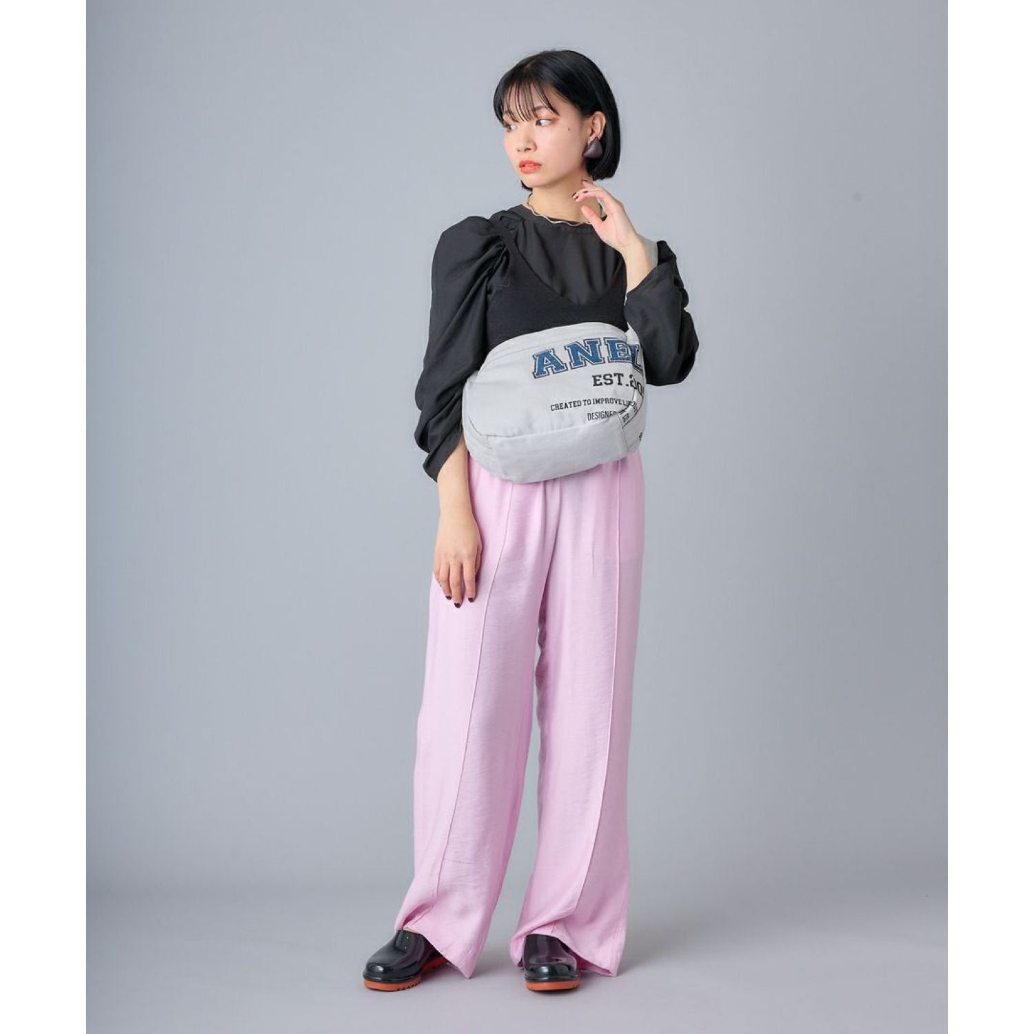 Anello Hazel Mini Shoulder Bag (Ivory)