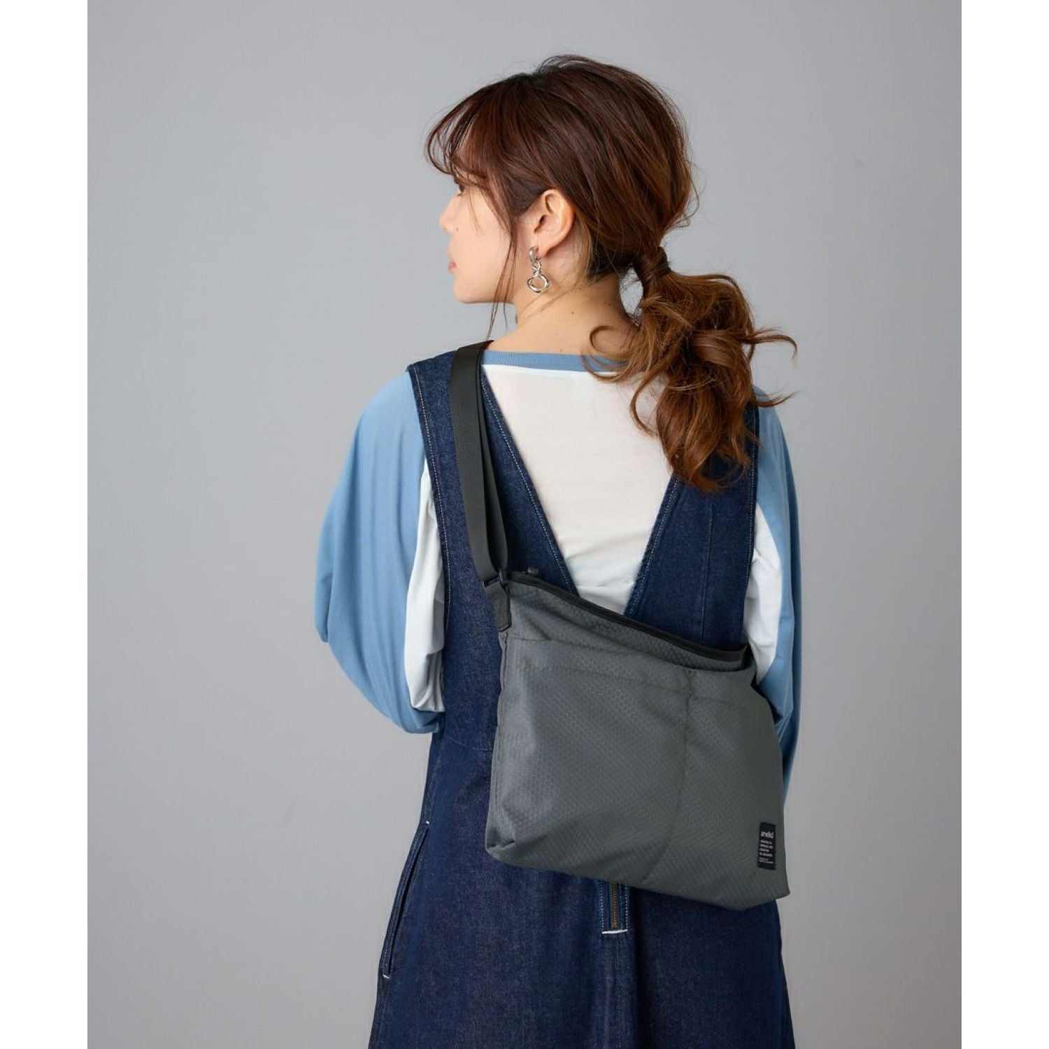 Anello Lit Shoulder Bag (Navy)