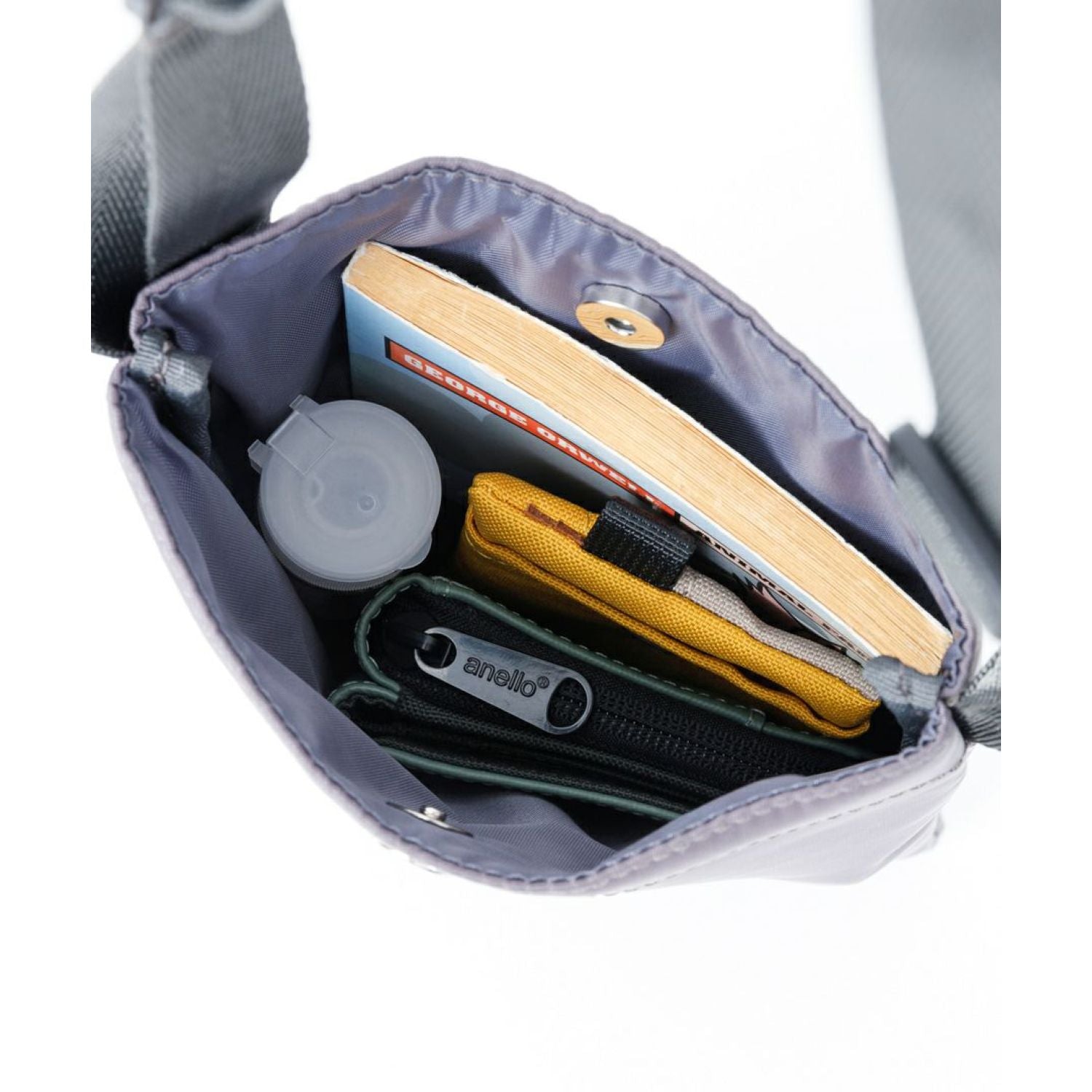 Anello Port Mini Shoulder Bag (Grey)