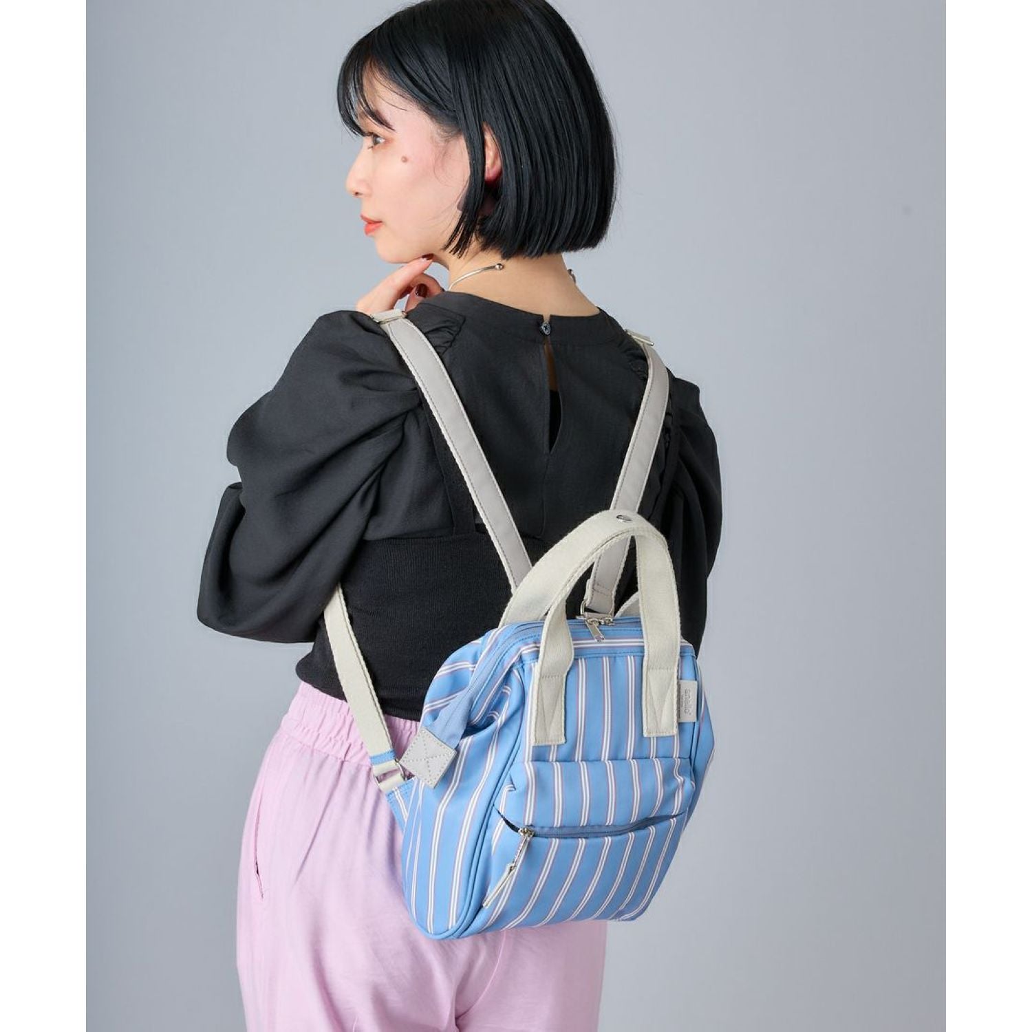 Anello Sonia Kuchigane Micro Backpack (Blue)