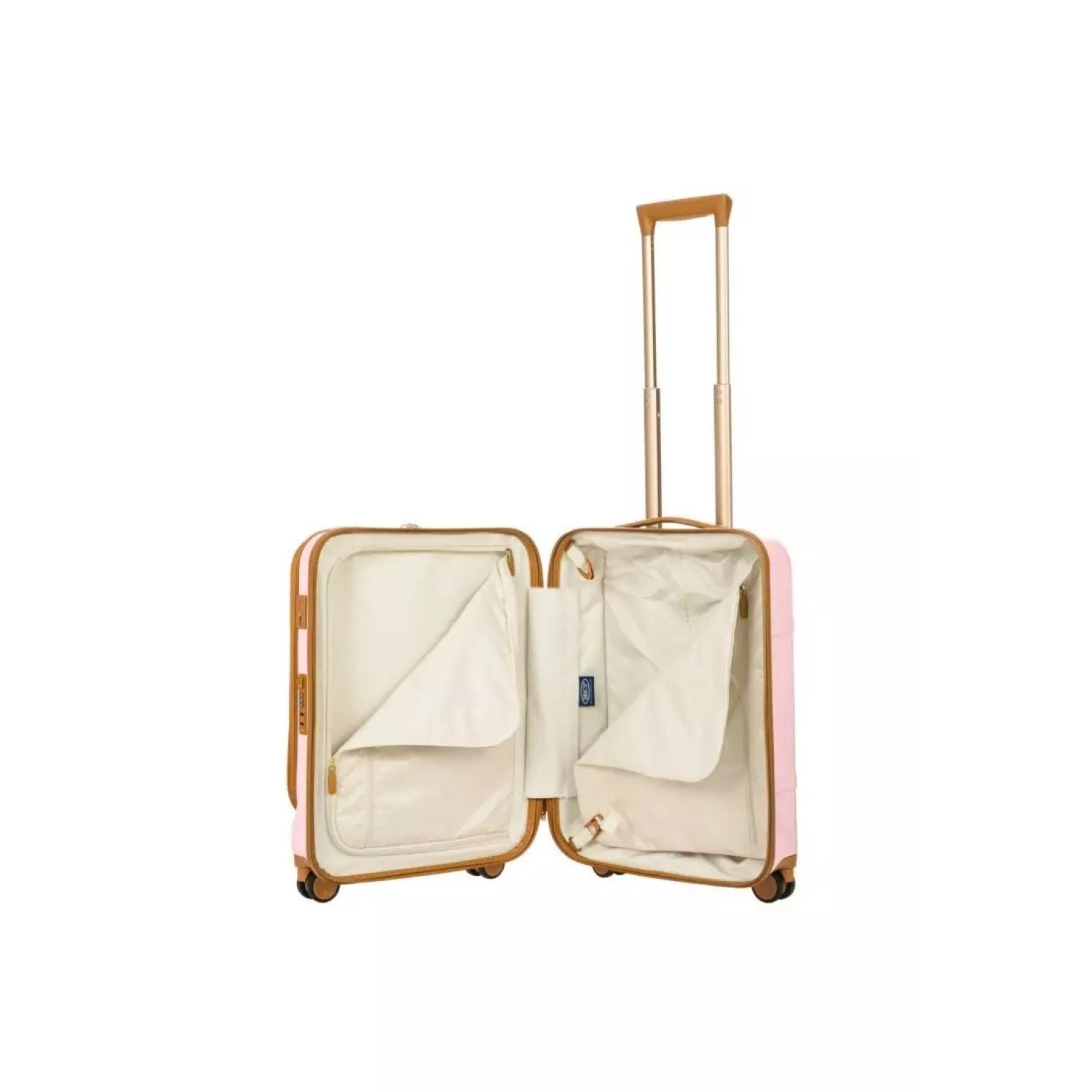 BRIC'S Bellagio V2 21" Carry On Luggage Spinner + Pocket with USB (Pink)