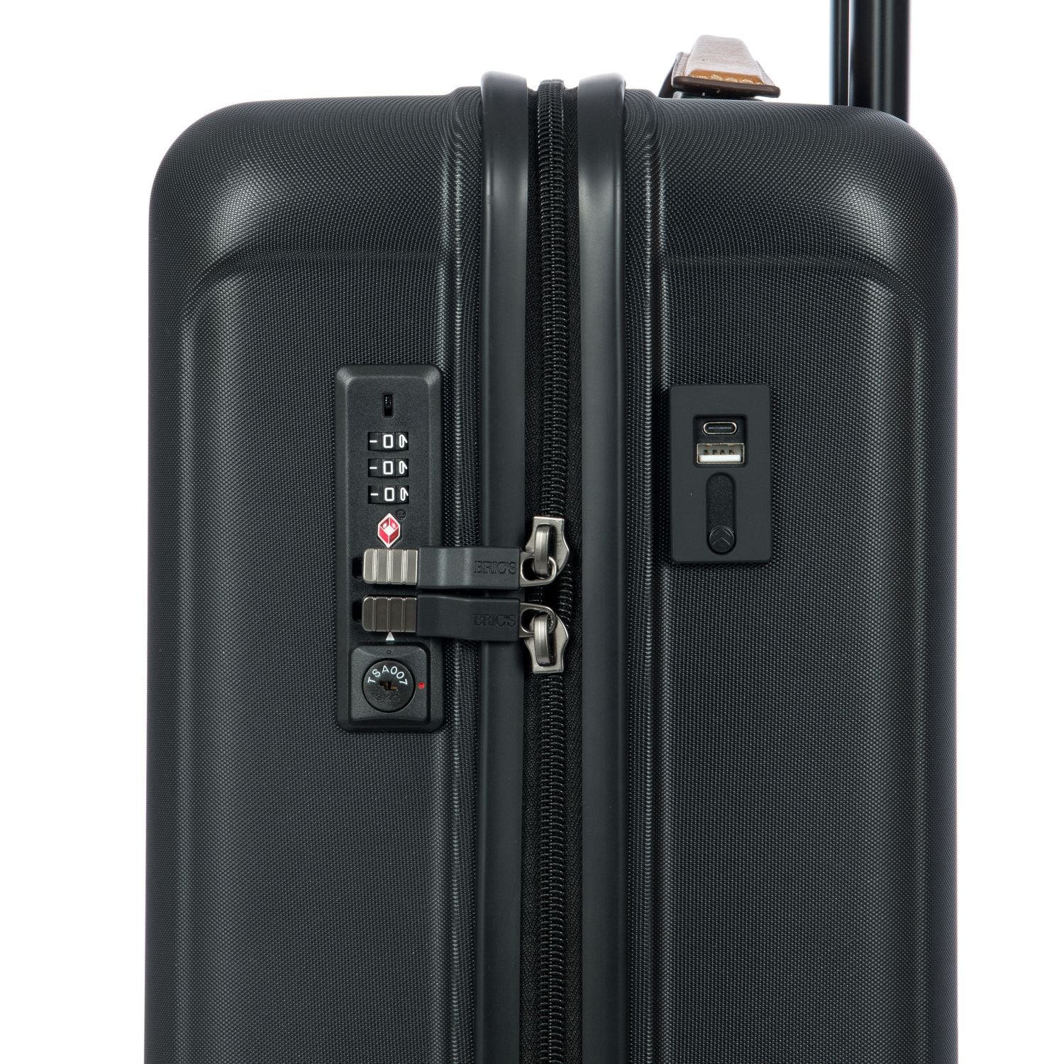 BRIC'S Capri 21" 8-Wheeled Carry On Luggage Spinner (Matte Black)