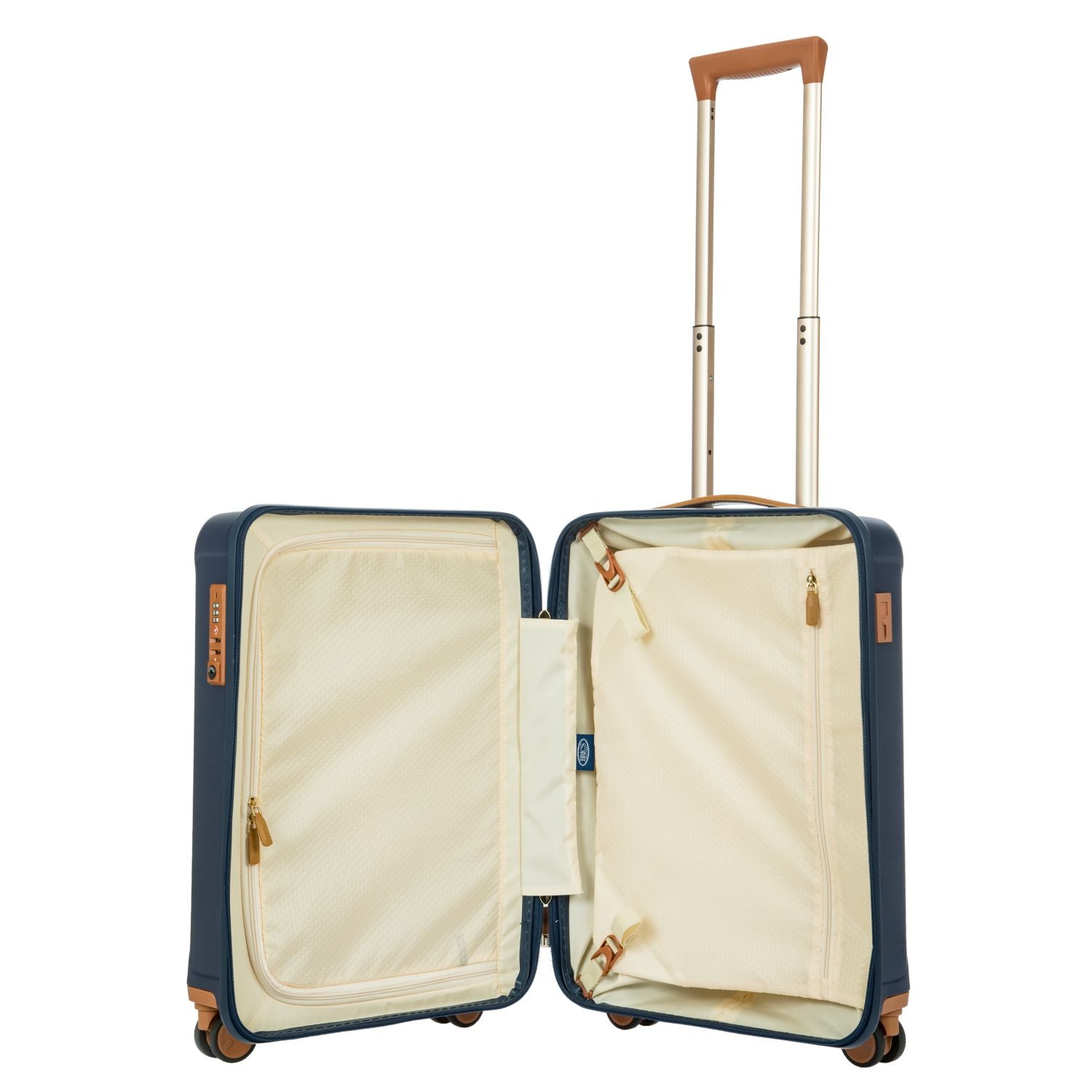 BRIC'S Capri 21" 8-Wheeled Carry On Luggage Spinner (Matte Blue)