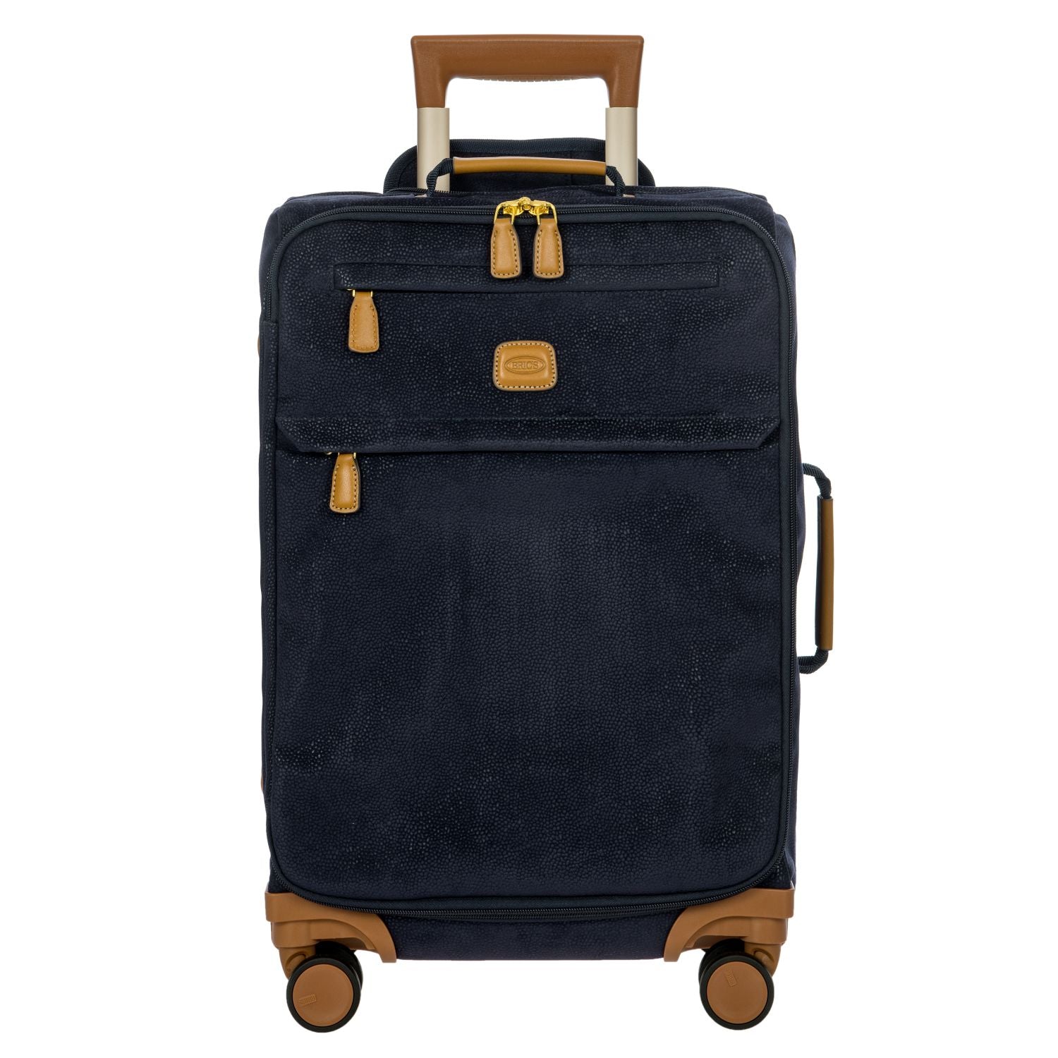 BRIC'S Life 22" Carry On Luggage With Front Access Opening Spinner (Blue)