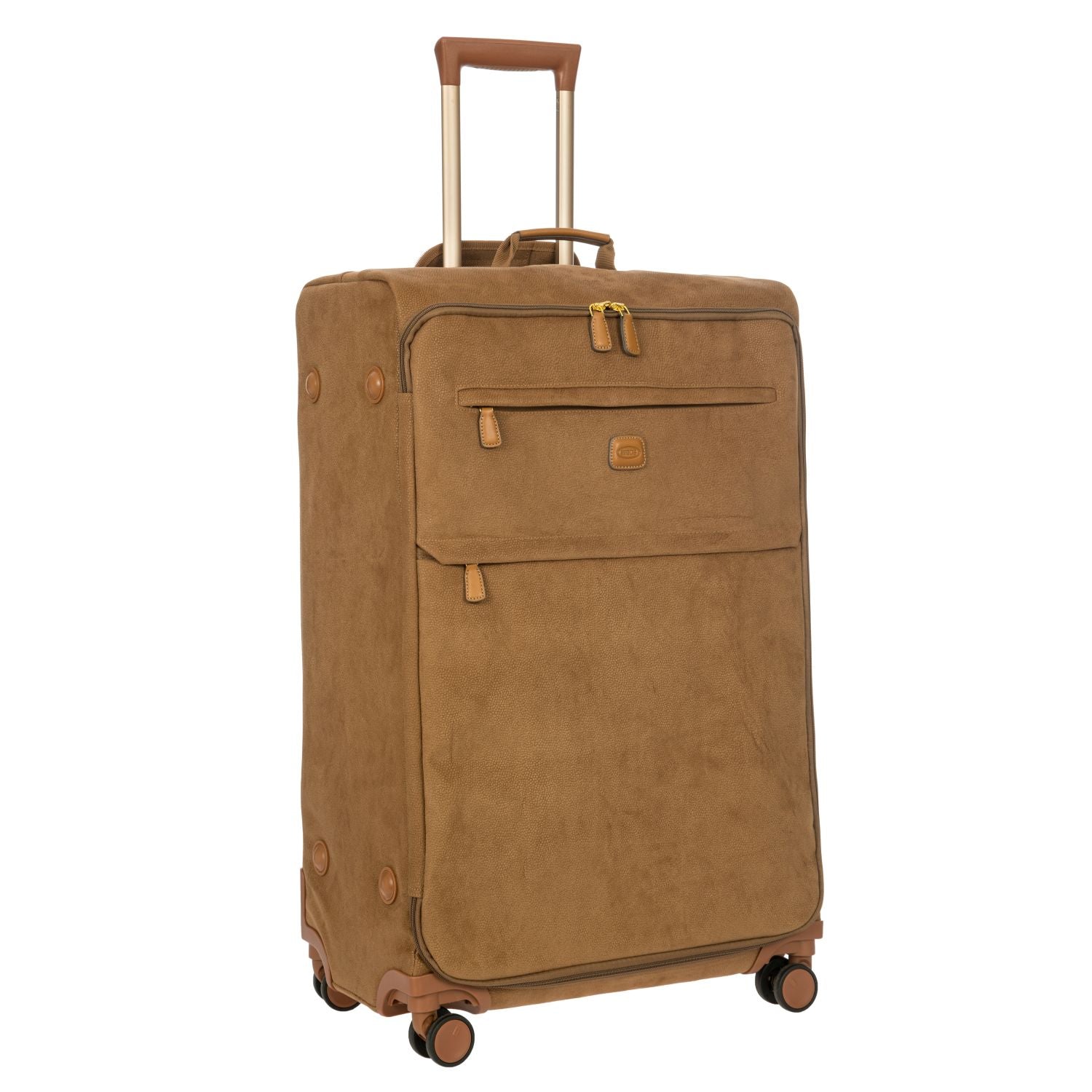 BRIC'S Life 30" Large Luggage With Front Access Opening Spinner (Camel)