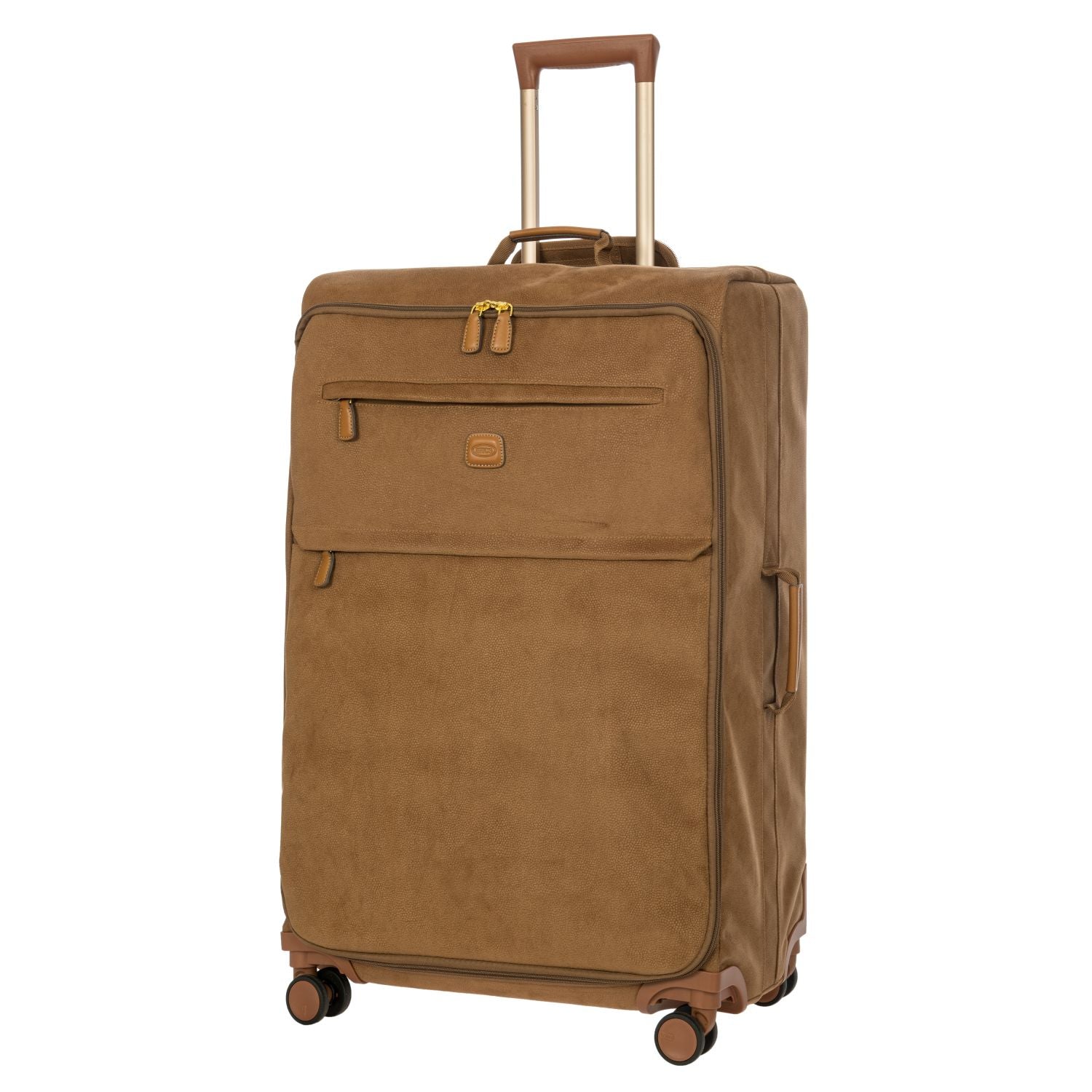 BRIC'S Life 30" Large Luggage With Front Access Opening Spinner (Camel)