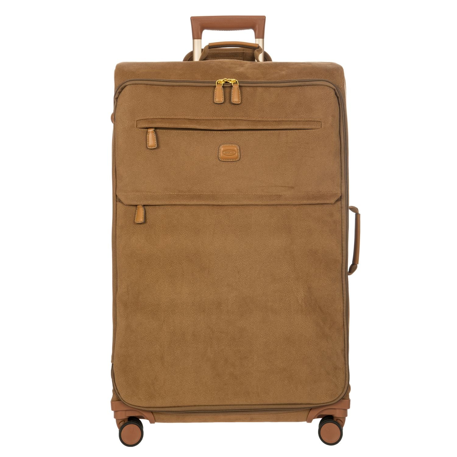 BRIC'S Life 30" Large Luggage With Front Access Opening Spinner (Camel)