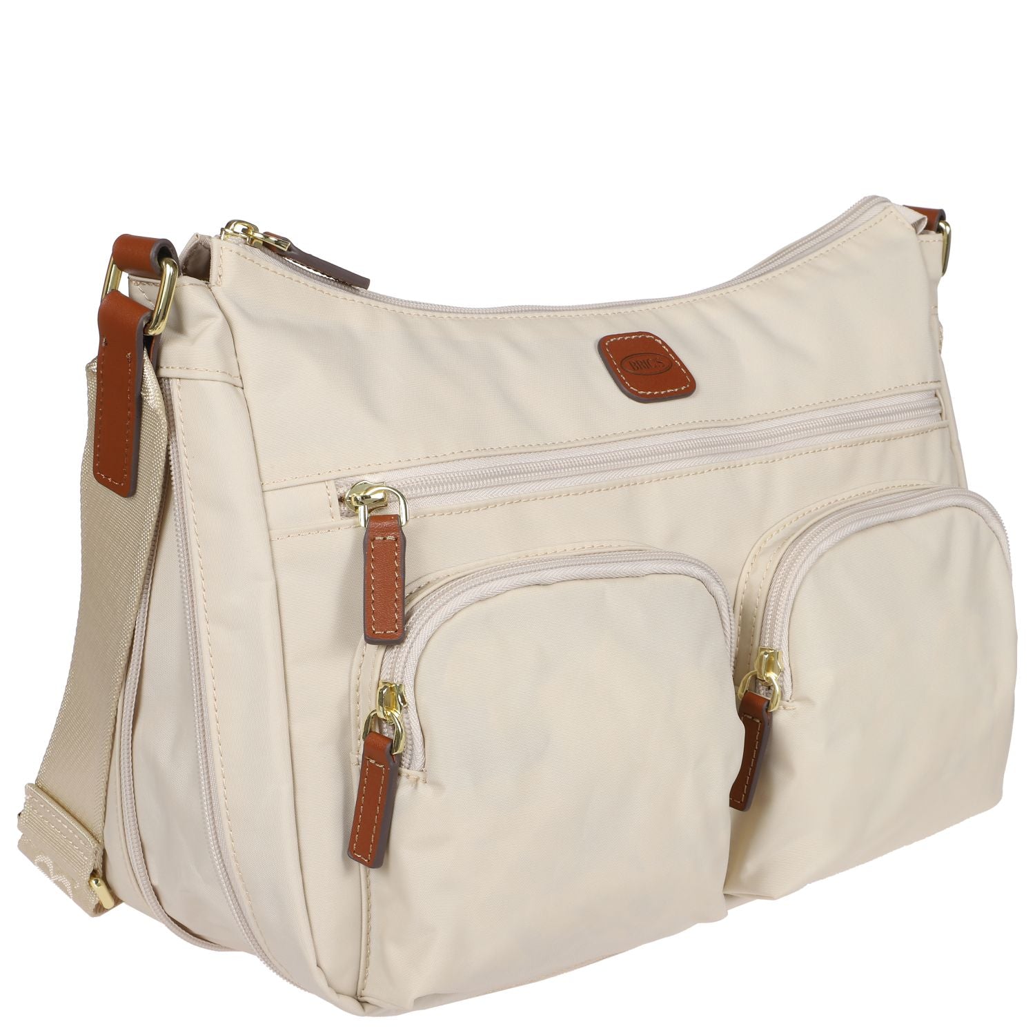 BRIC'S X-Bag Expandable Shoulder Bag (Beige)
