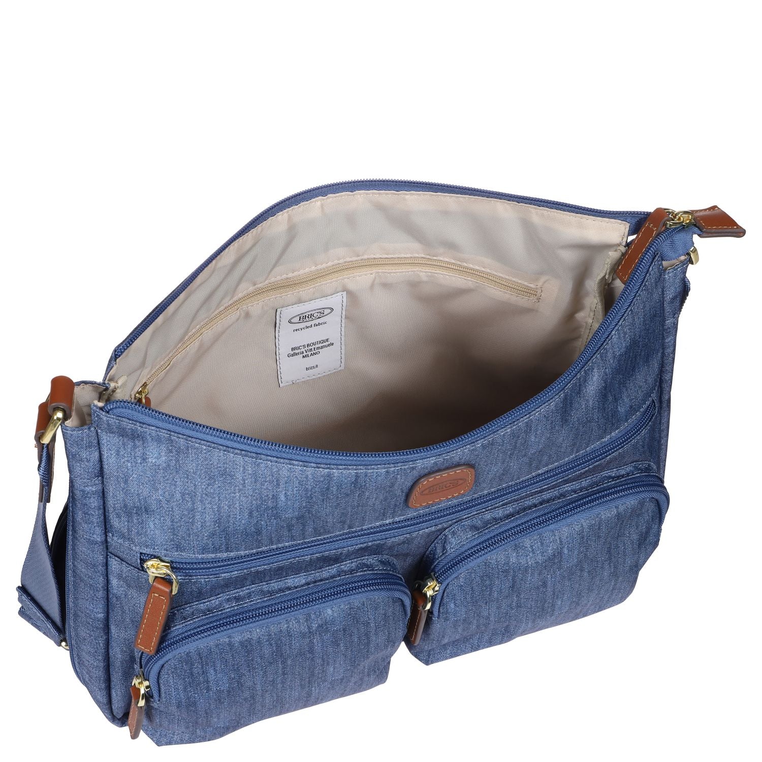 BRIC'S X-Bag Expandable Shoulder Bag (Jeans)