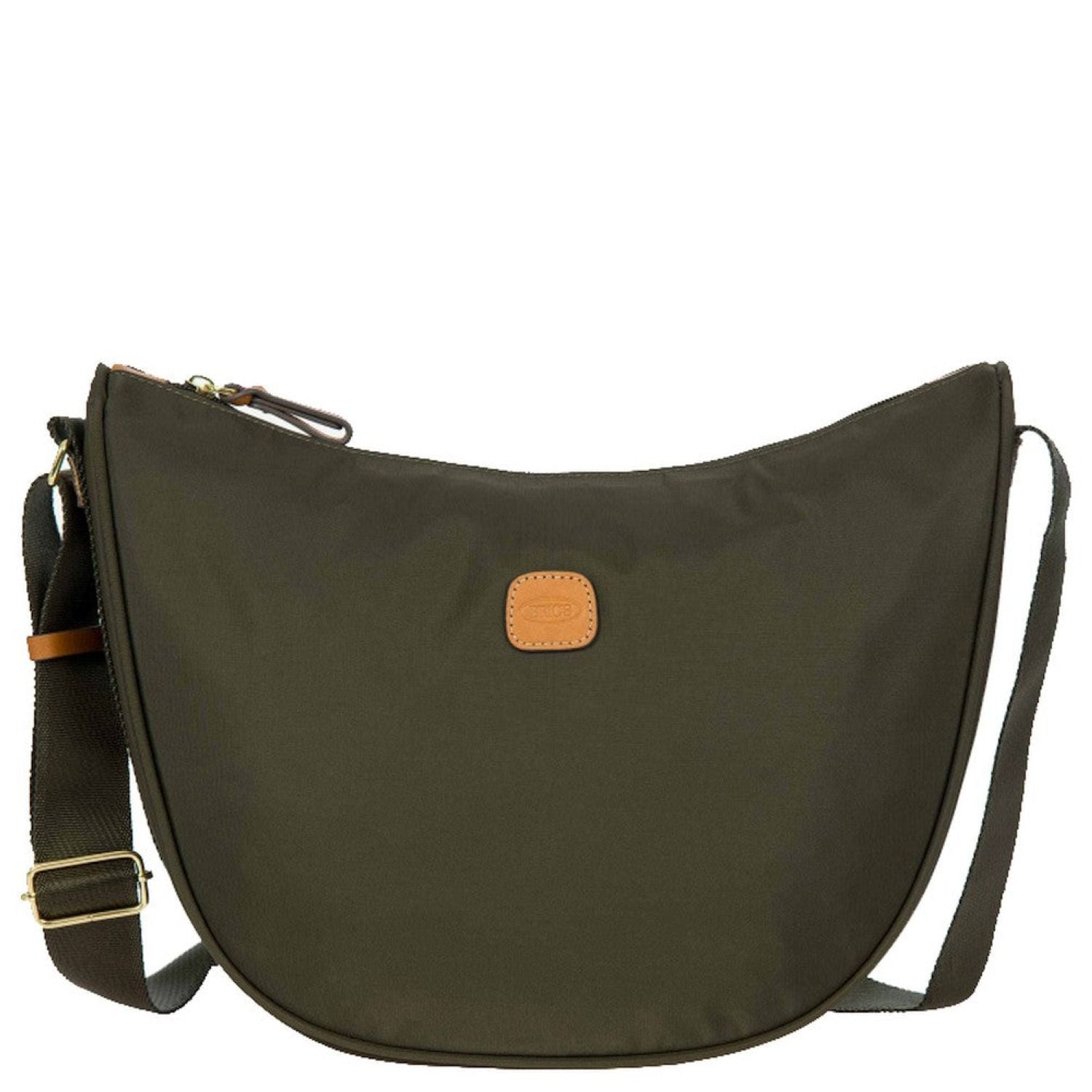 BRIC'S X-Bag Half Moon Bag - Large (Olive)