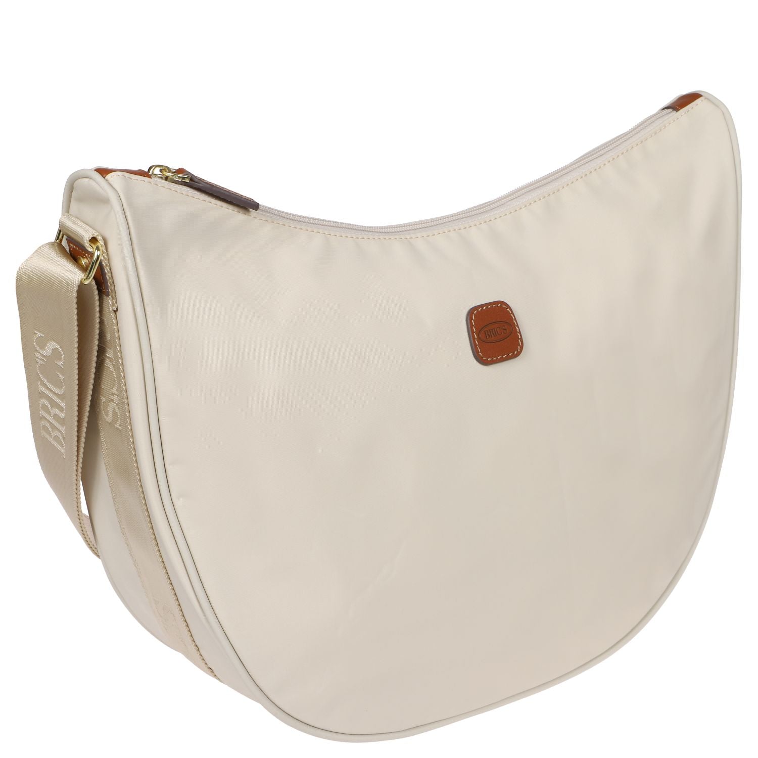 BRIC'S X-Bag Half Moon Bag - Large (Beige)