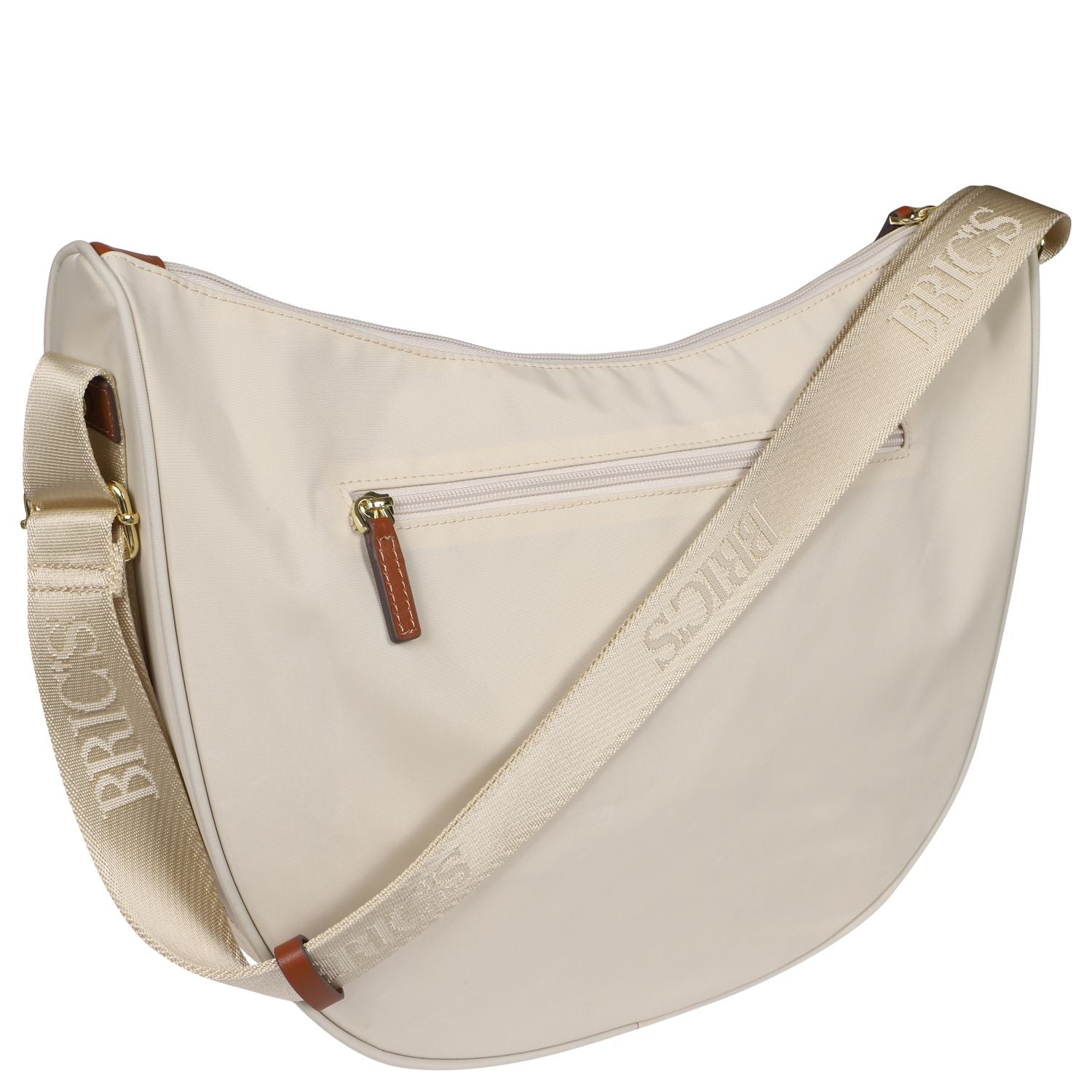 BRIC'S X-Bag Half Moon Bag - Large (Beige)