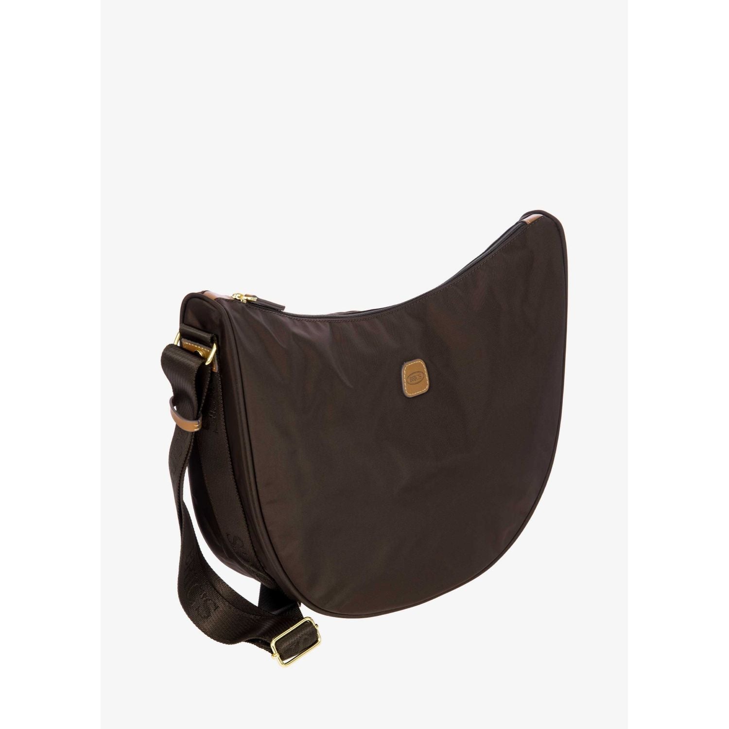 BRIC'S X-Bag Half Moon Bag - Large (Brown)