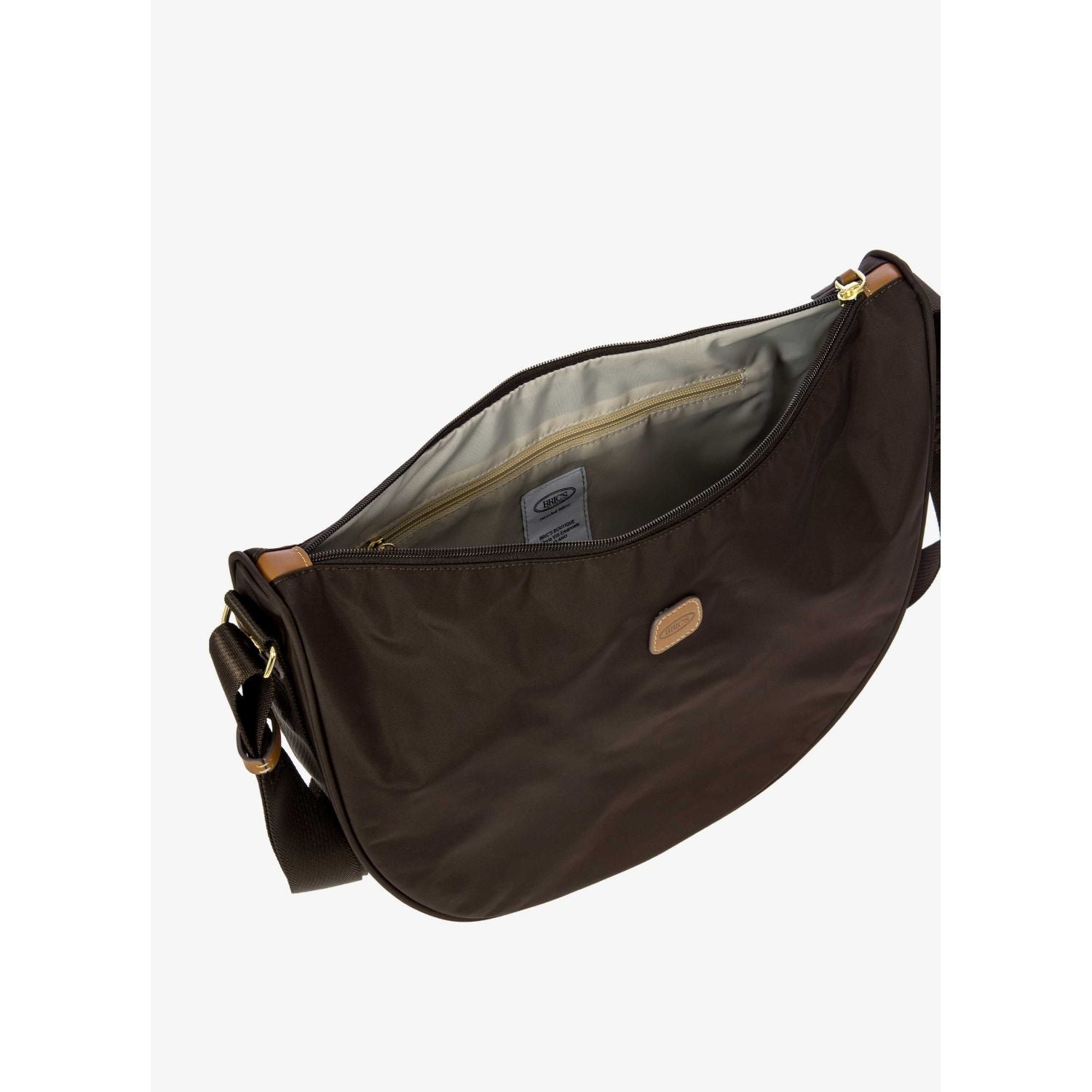 BRIC'S X-Bag Half Moon Bag - Large (Brown)