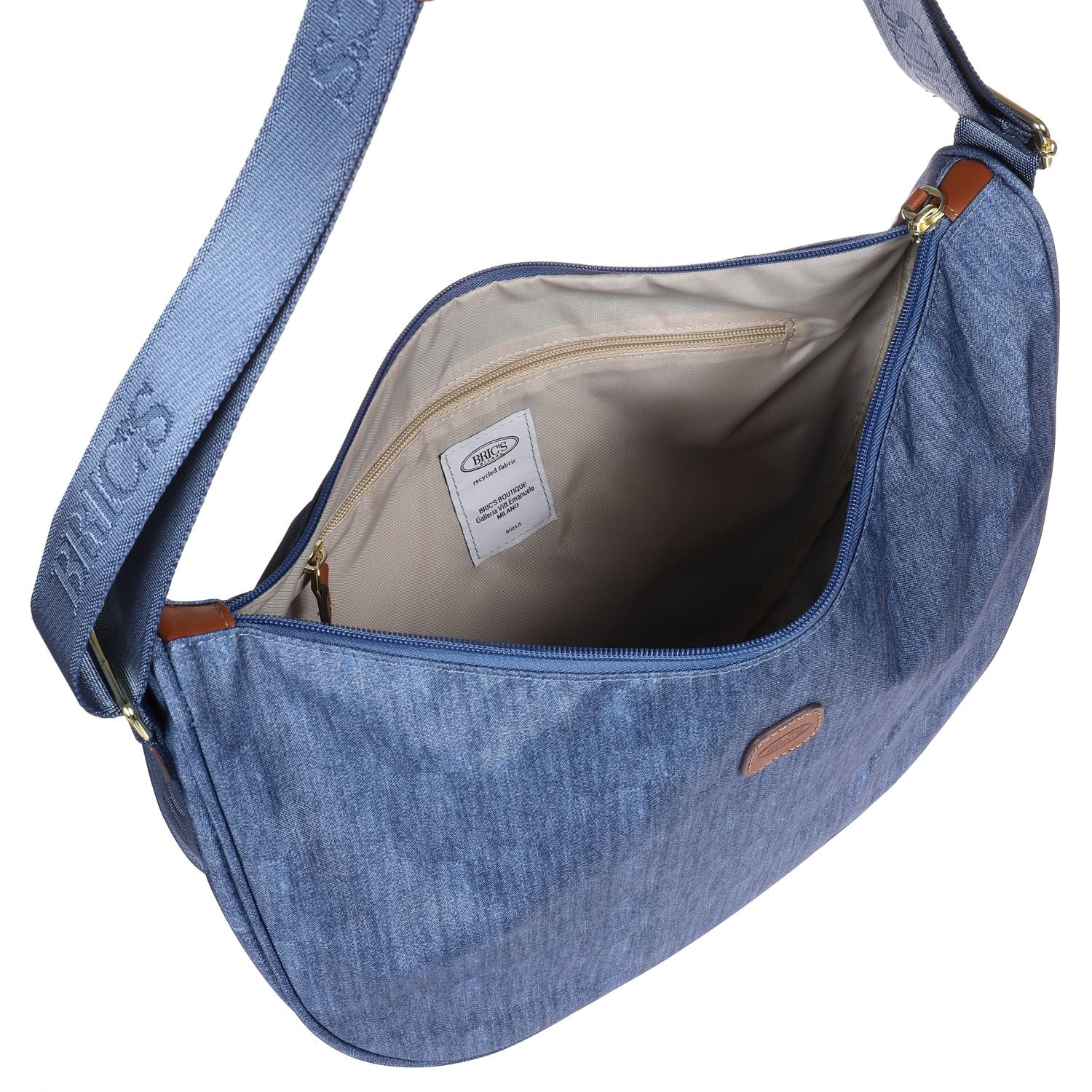 BRIC'S X-Bag Half Moon Bag - Large (Jeans)