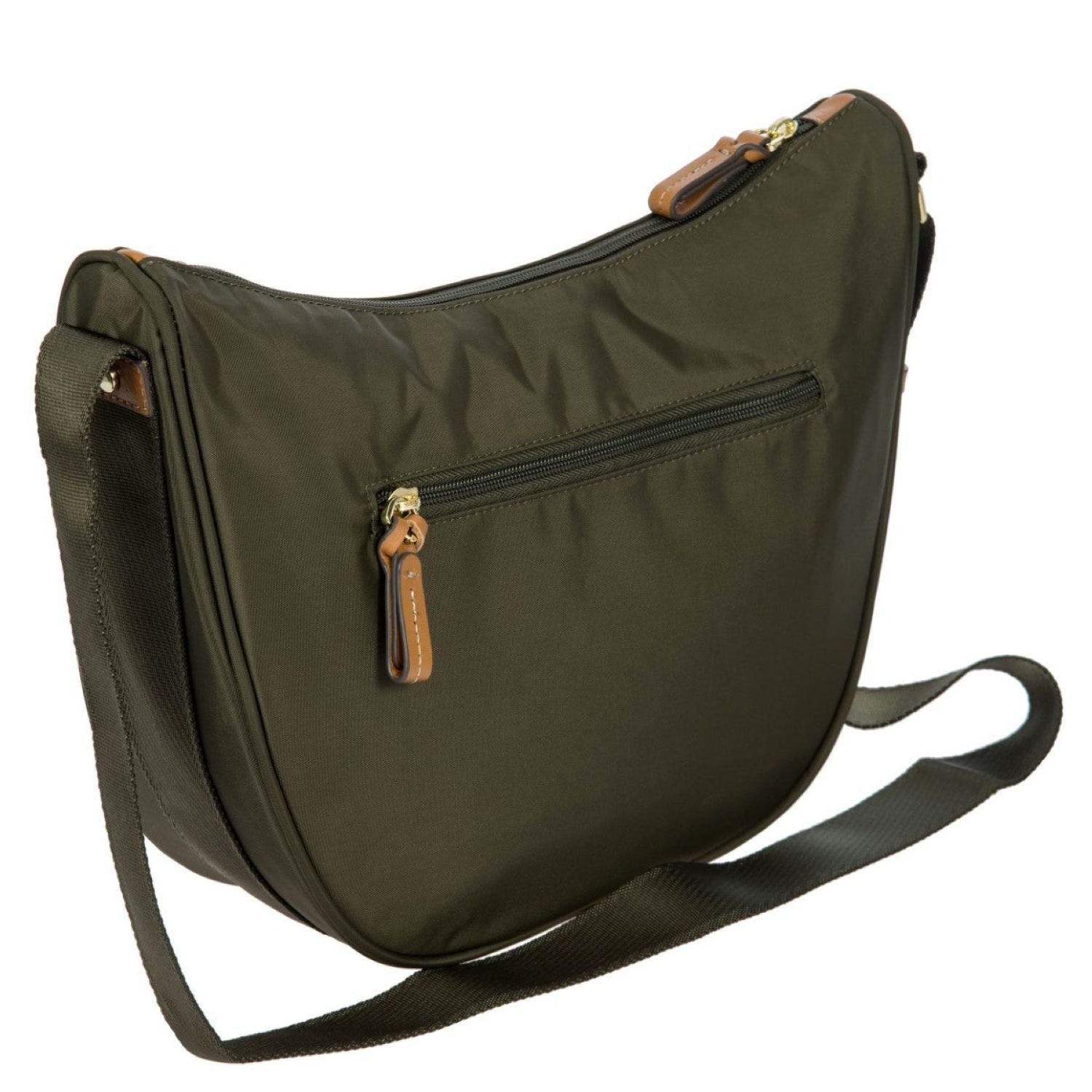BRIC'S X-Bag Half Moon Bag - Medium (Olive)
