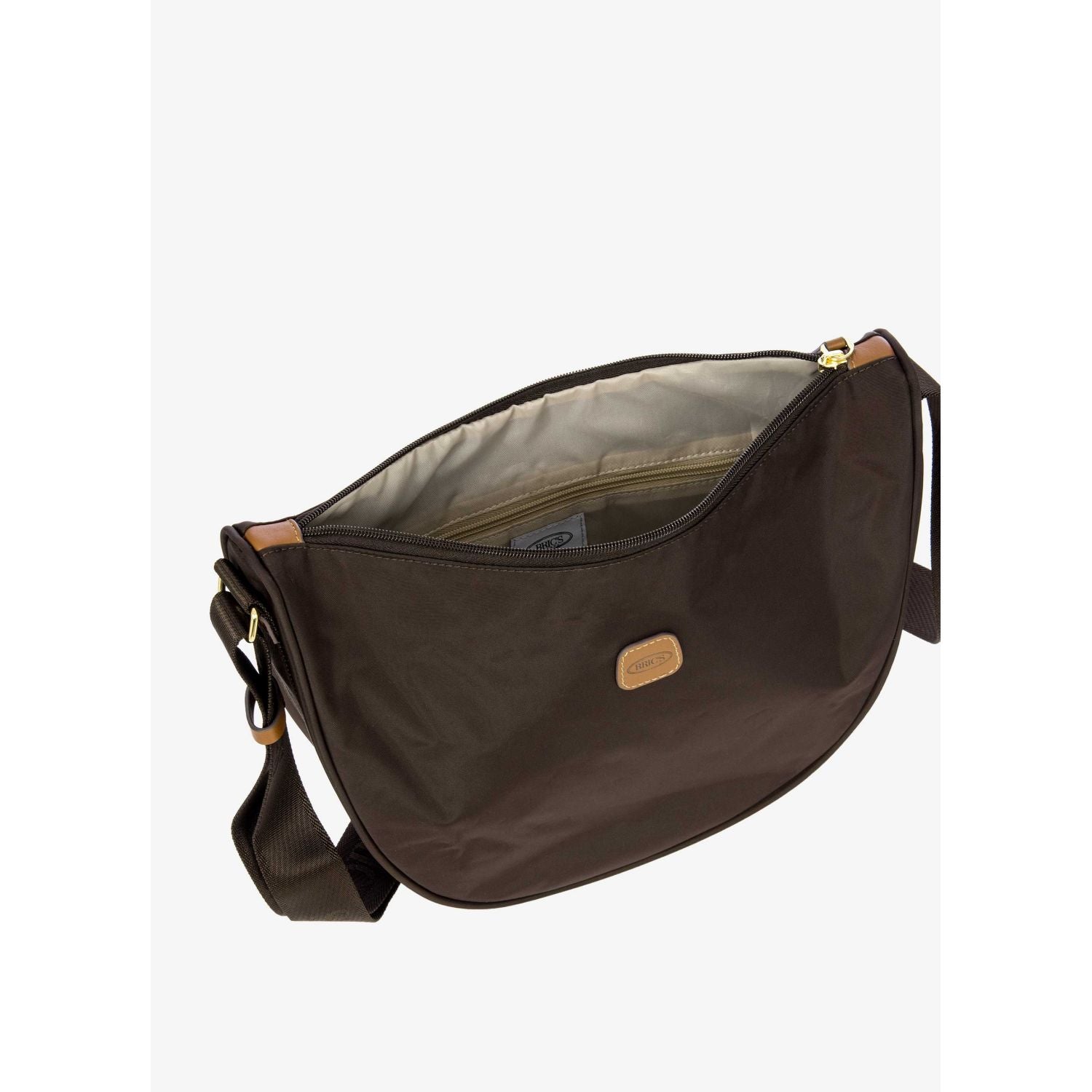 BRIC'S X-Bag Half Moon Bag - Medium (Brown)