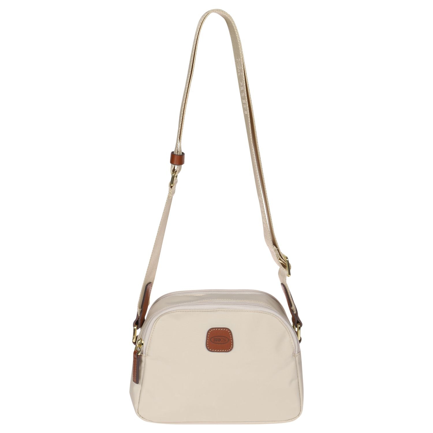 BRIC'S X-Bag Travel Shoulder Bag - Small (Beige)
