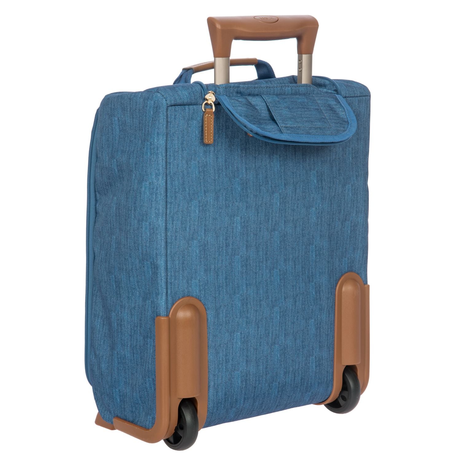BRIC'S X-Travel 17.5" Underseat Trolley Luggage With Front Access Opening (Jeans)