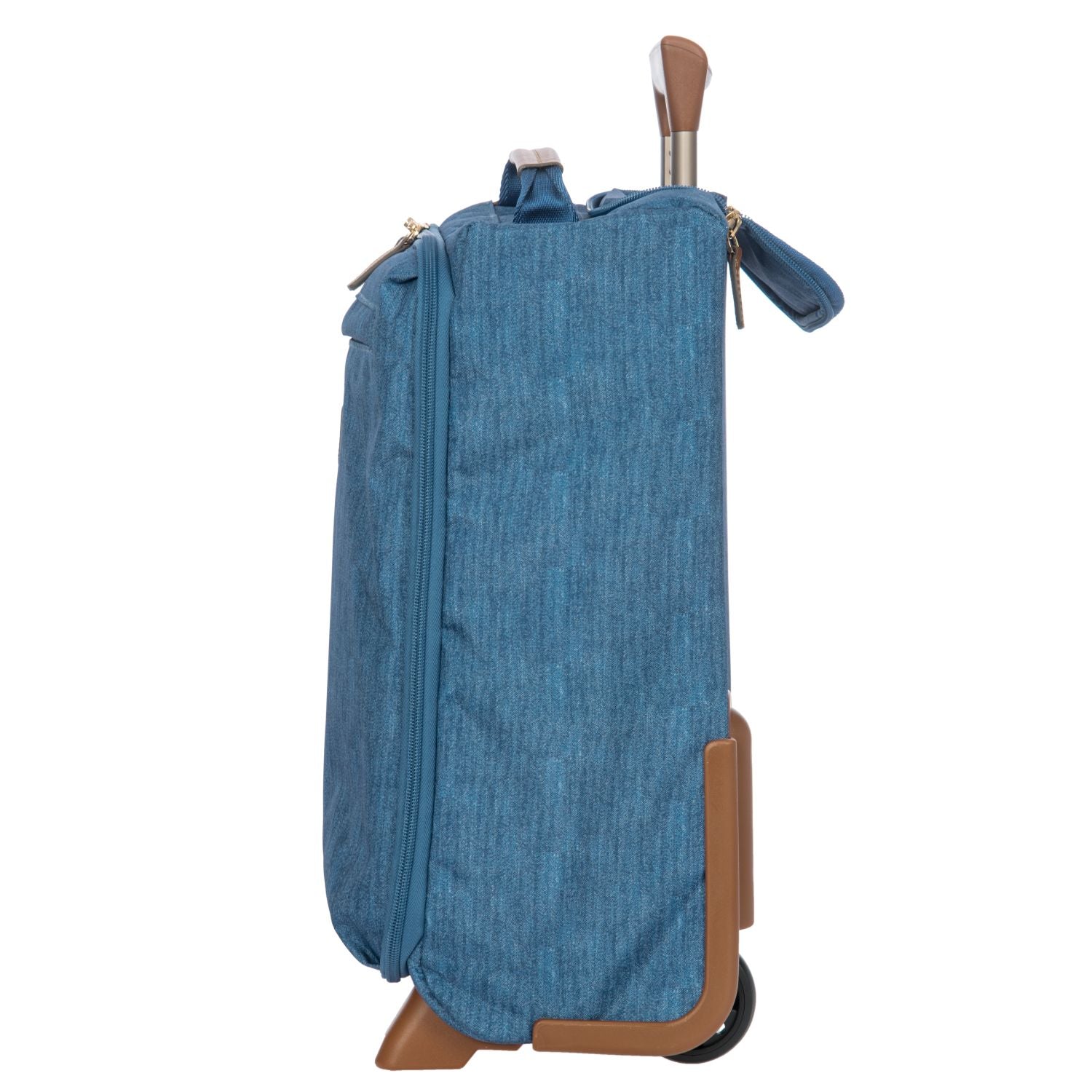 BRIC'S X-Travel 17.5" Underseat Trolley Luggage With Front Access Opening (Jeans)