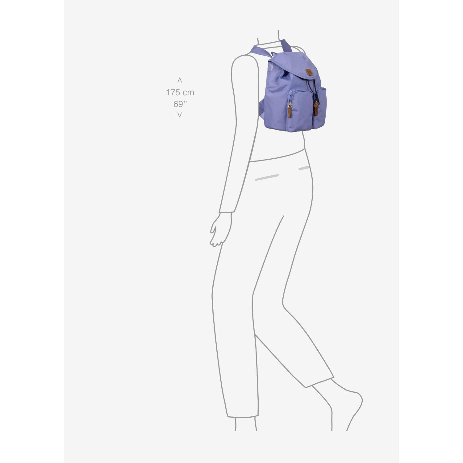 BRIC'S X-Travel City Backpack - Small (Lilac)