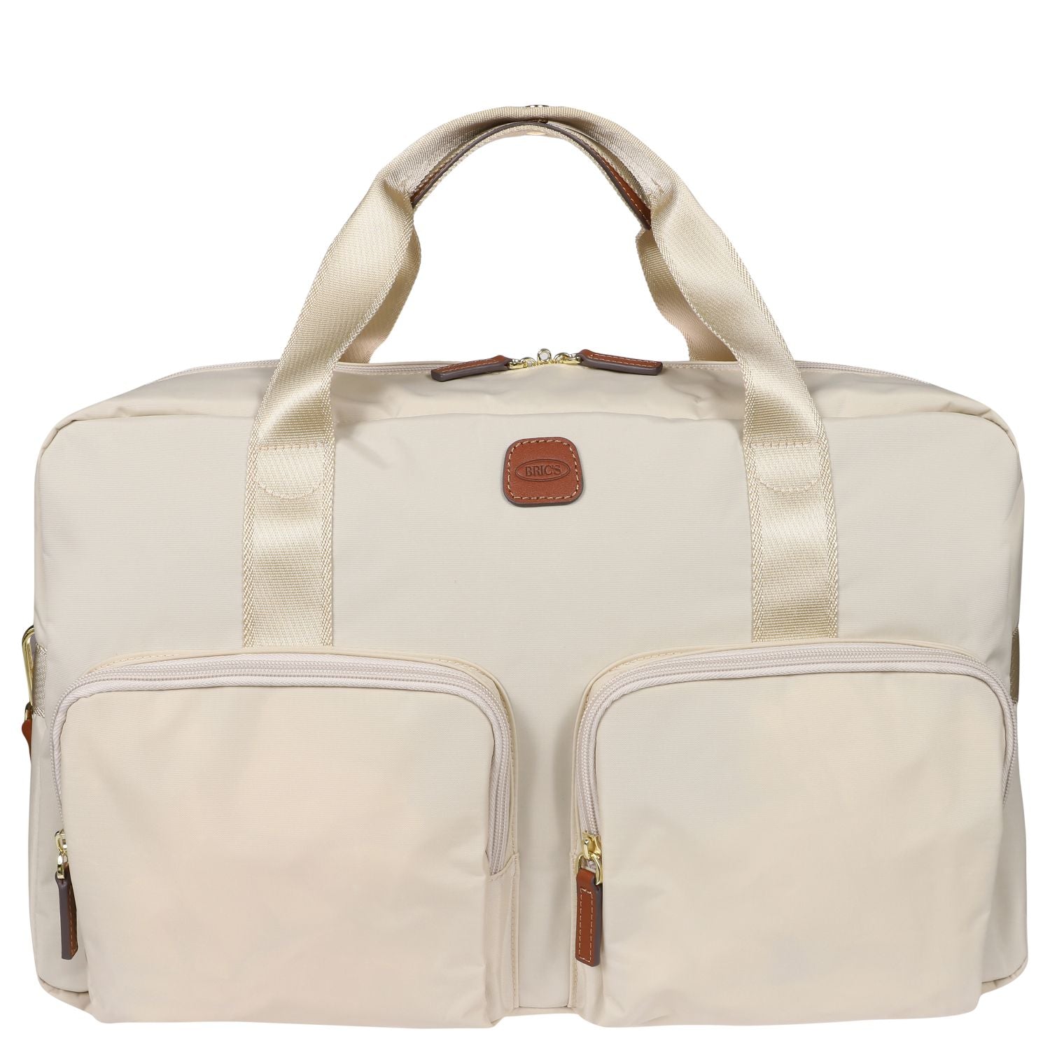 BRIC'S X-Travel Holdall Multipocket Duffel Bag - Small (Beige)