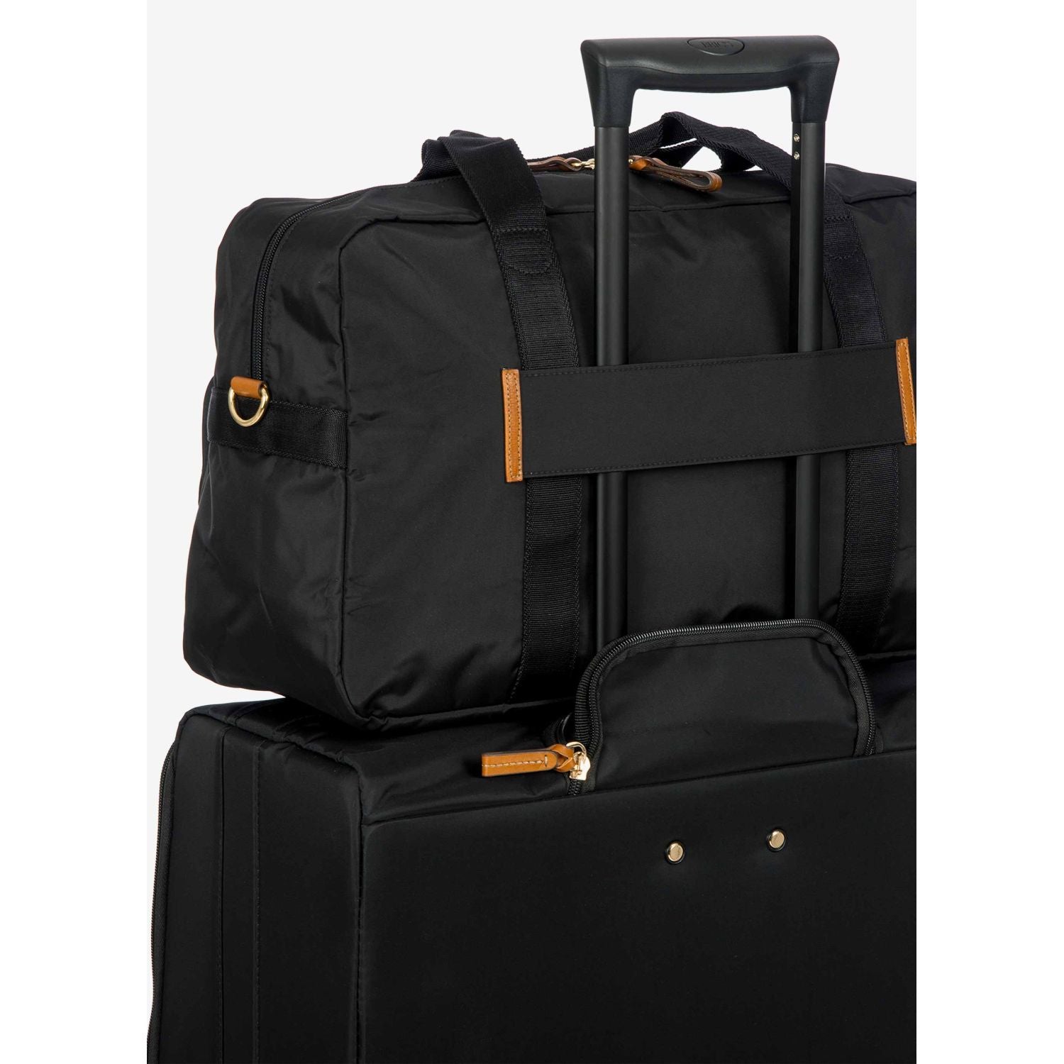 BRIC'S X-Travel Holdall Multipocket Duffel Bag - Small (Black)