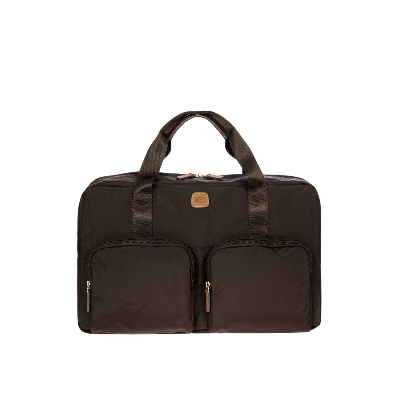 BRIC'S X-Travel Holdall Multipocket Duffel Bag - Small (Brown)