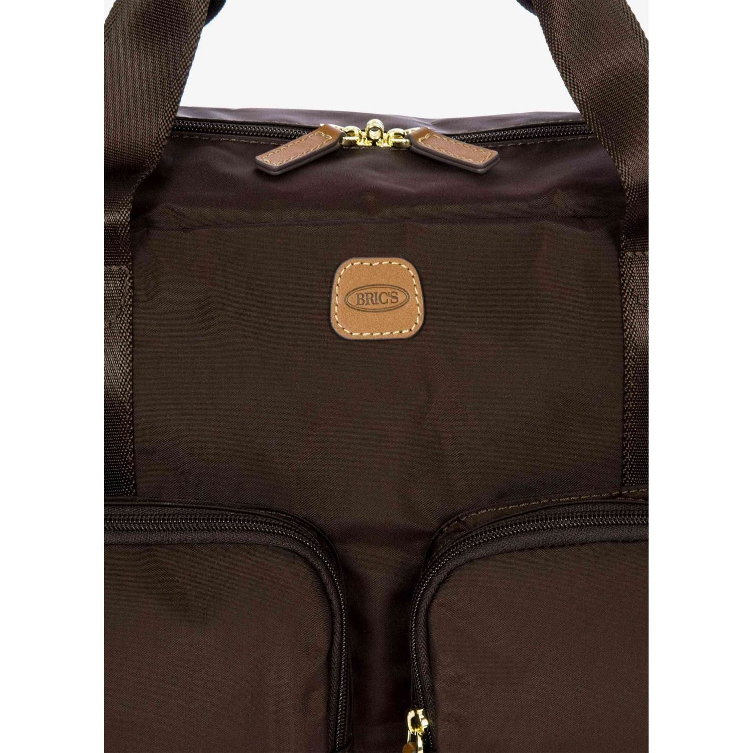 BRIC'S X-Travel Holdall Multipocket Duffel Bag - Small (Brown)