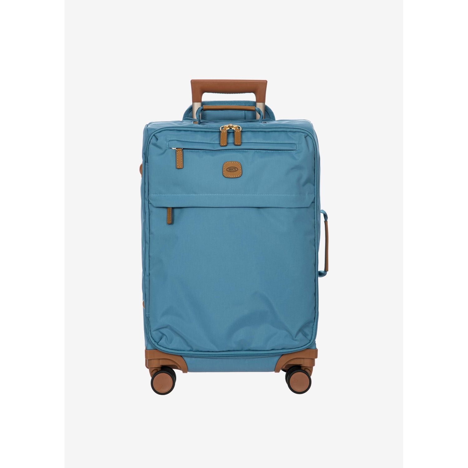 BRIC's X-Travel 22" Carry On Luggage With Front Access Opening Spinner (Sky)