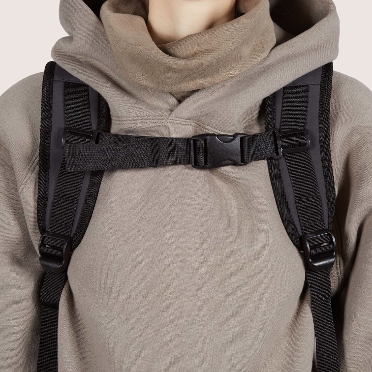 Bagsmart Blast Quick Access Carry On Travel Backpack Extended 38L (Black)