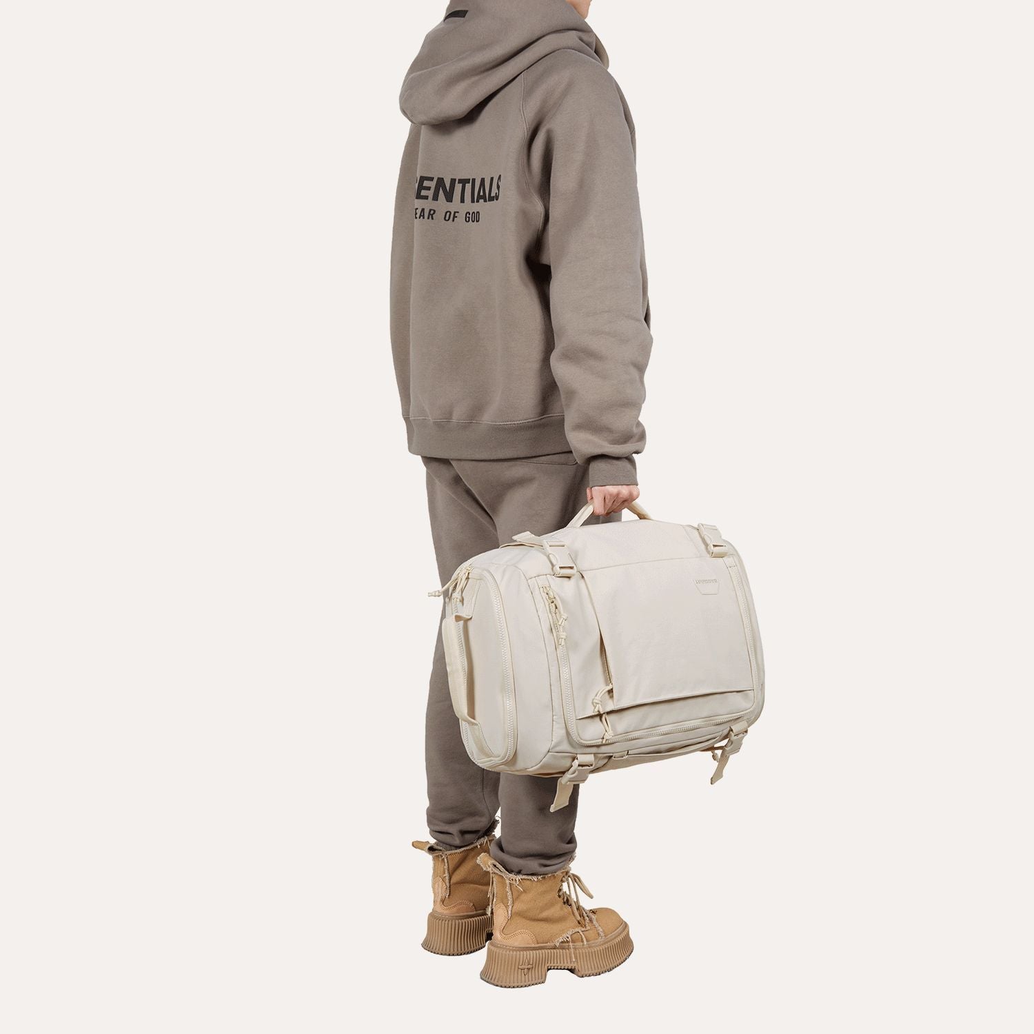 Bagsmart Blast Quick Access Carry On Travel Backpack Standard 28L (Beige)