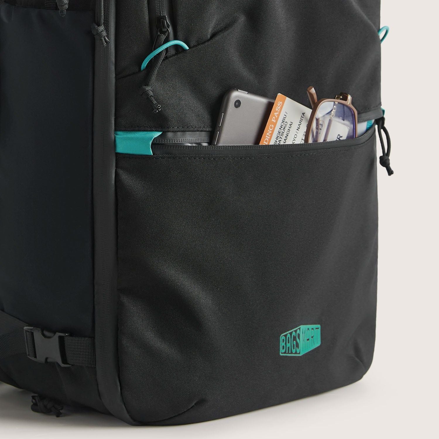 Bagsmart Faro Carry On Travel Backpack Set 29L (Black)